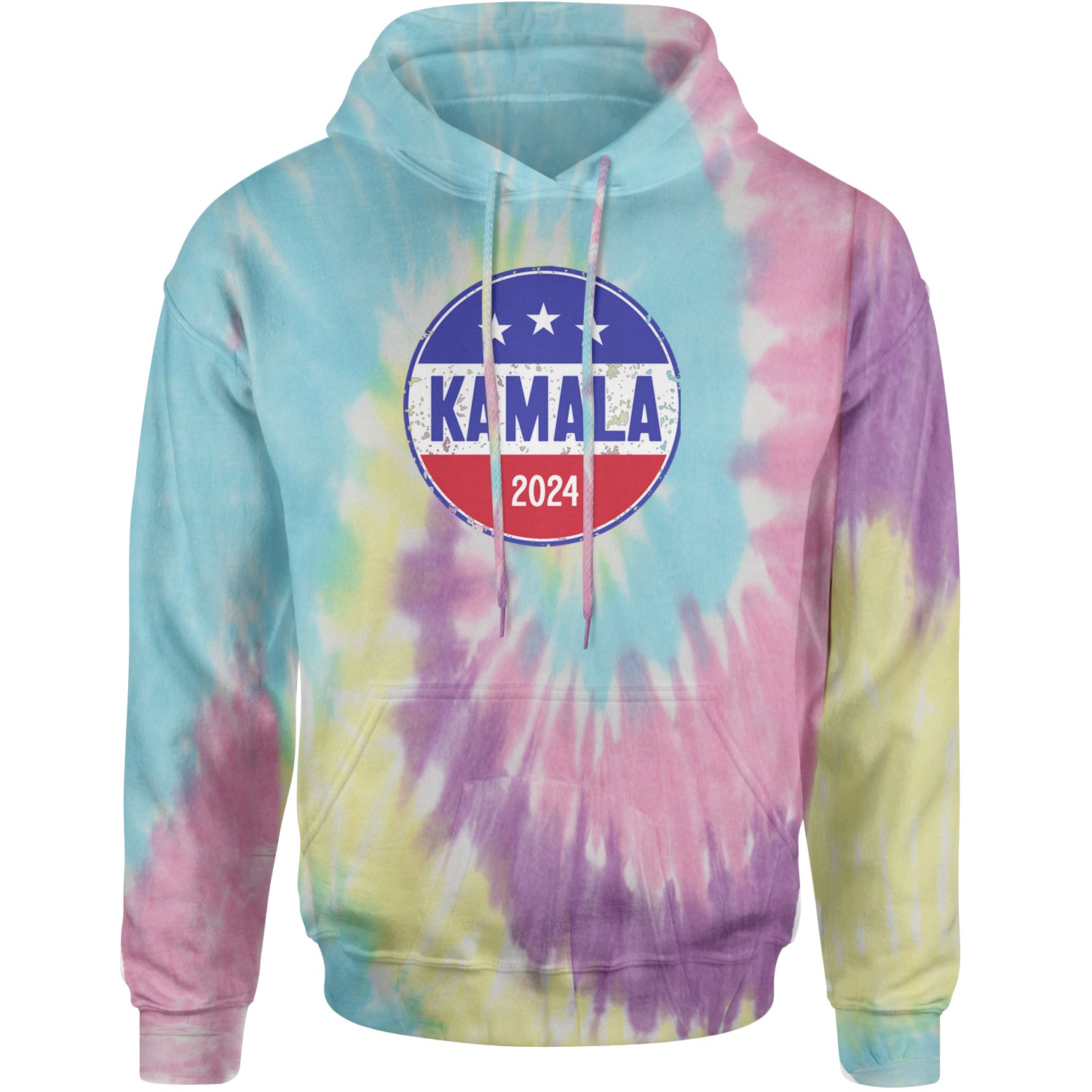 Kamala Badge 2024 - Kamala Harris For President 2024 Adult Hoodie Sweatshirt Jellybean