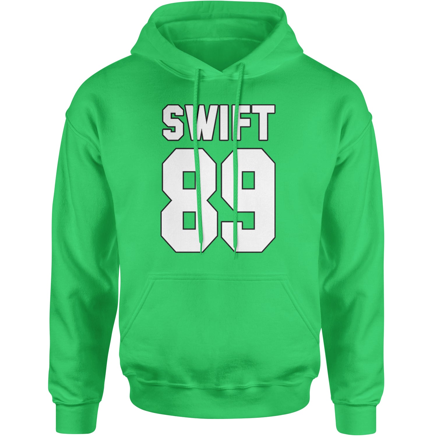 Swift 89 Birth Year Music Fan Era Poets Department Lover Adult Hoodie Sweatshirt Kelly Green