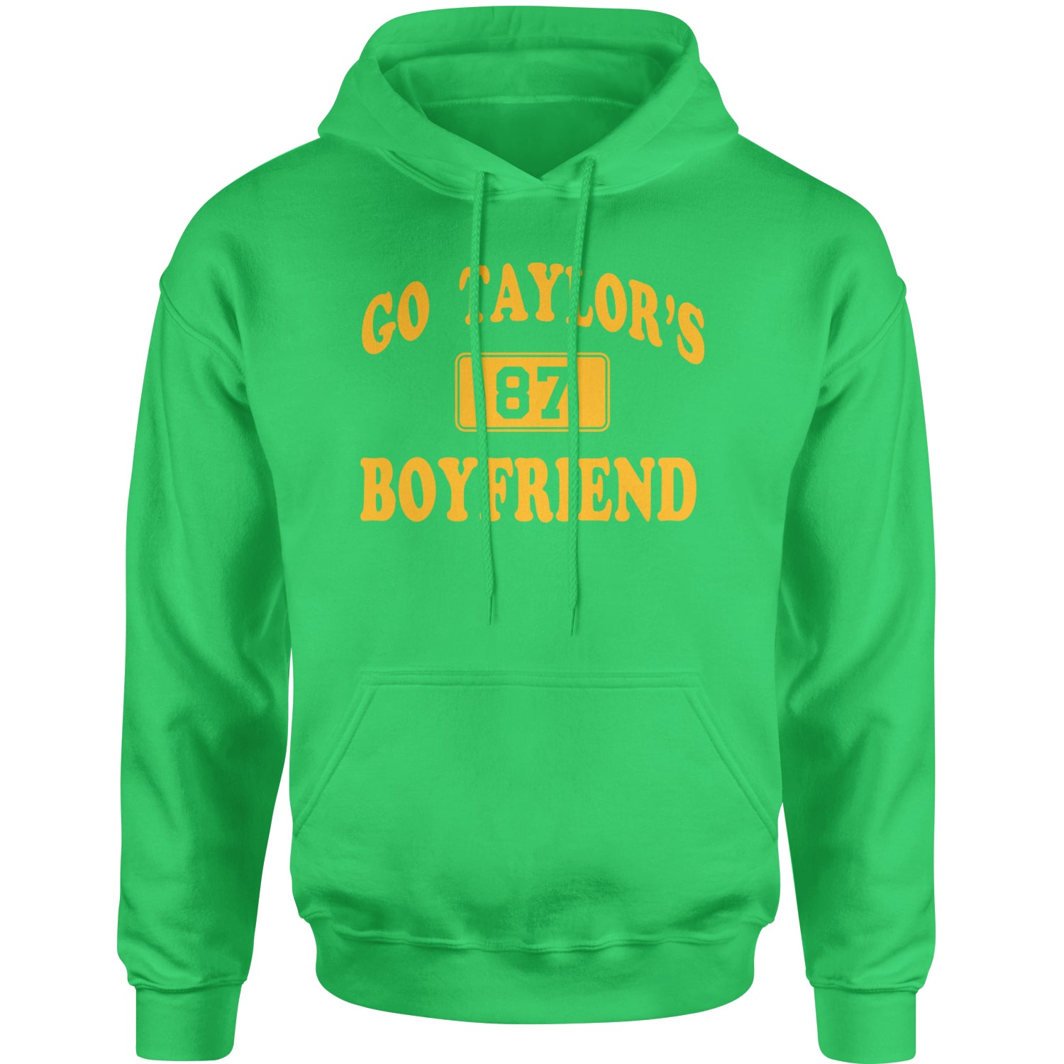 Go Taylor's Boyfriend Kansas City Adult Hoodie Sweatshirt Kelly Green