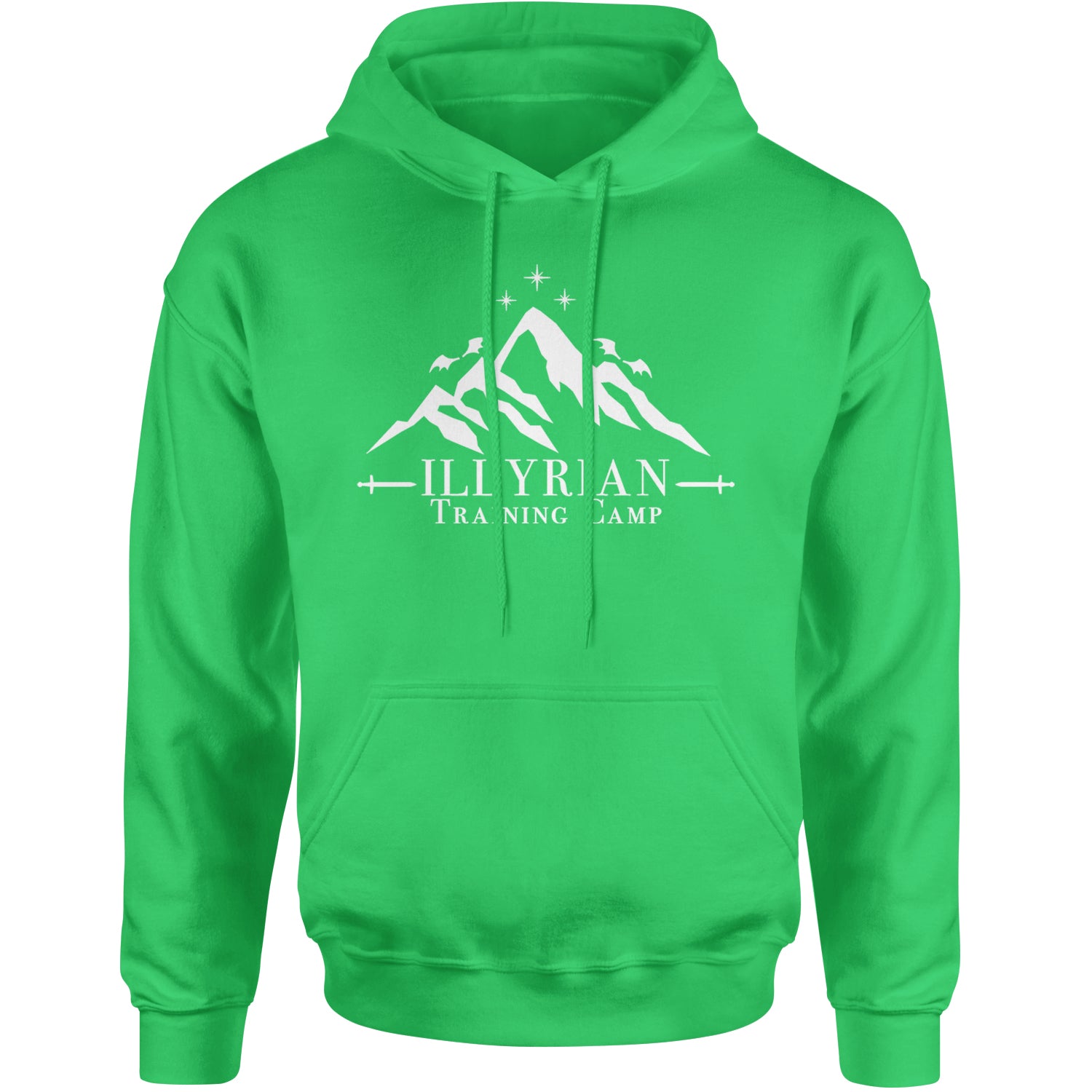 Illyrian Training Camp Night Court Adult Hoodie Sweatshirt Kelly Green