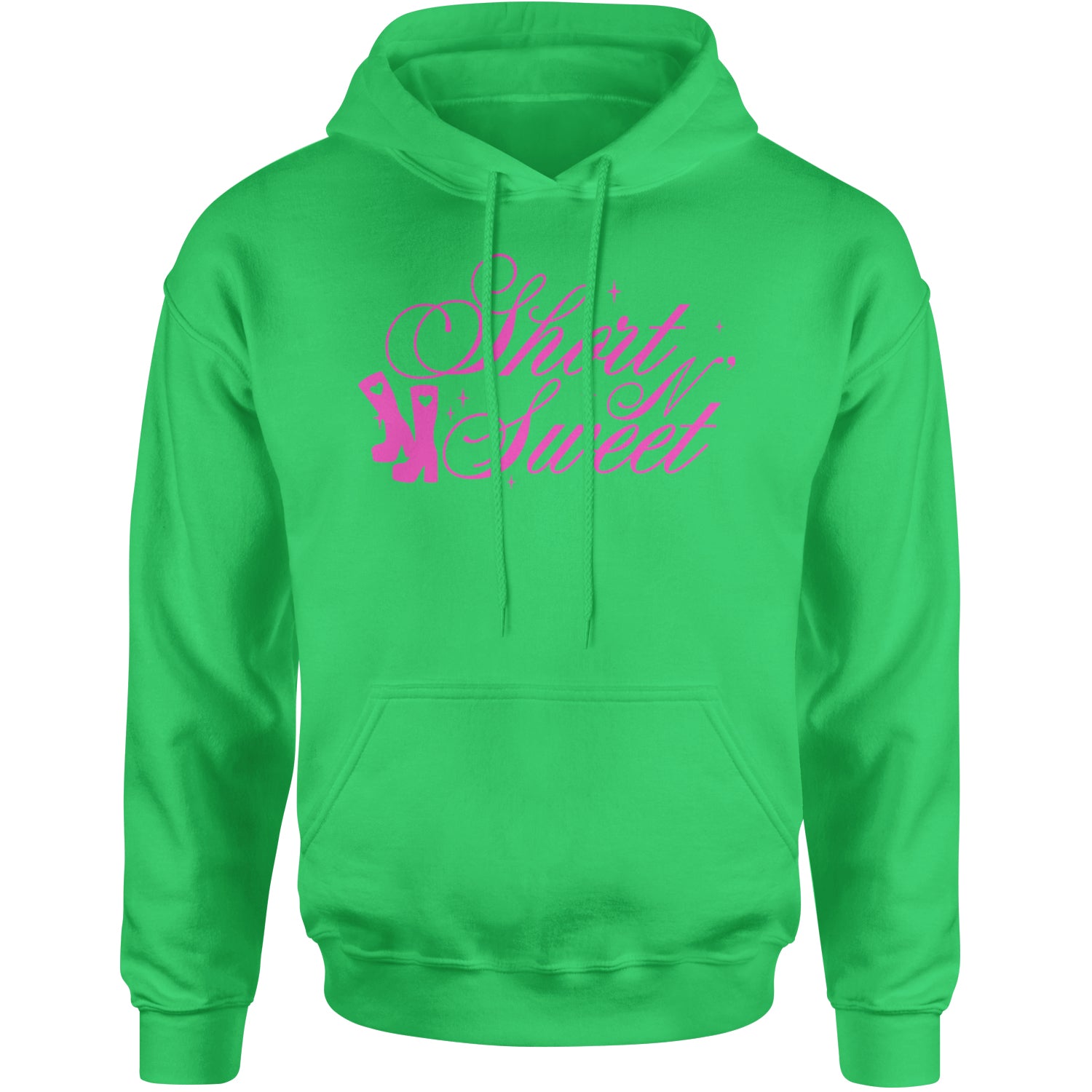 Boots Short N' Sweet Adult Hoodie Sweatshirt Kelly Green