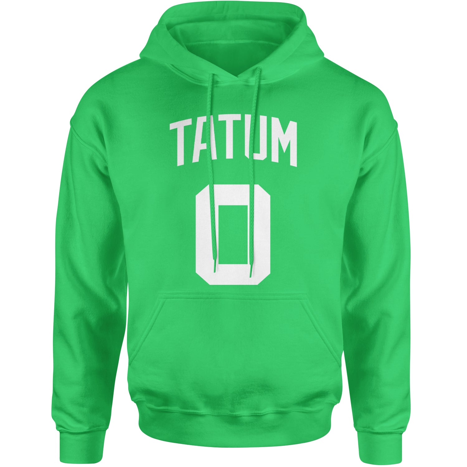 Tatum #0 Boston Basketball Adult Hoodie Sweatshirt Kelly Green