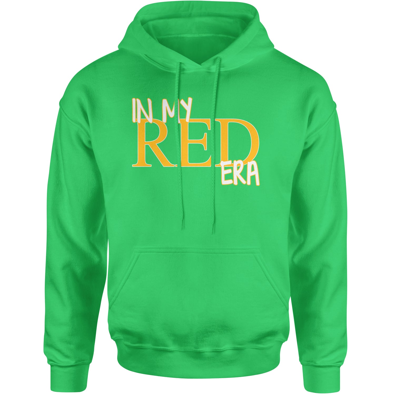 In My Red Era Kansas City Adult Hoodie Sweatshirt Kelly Green