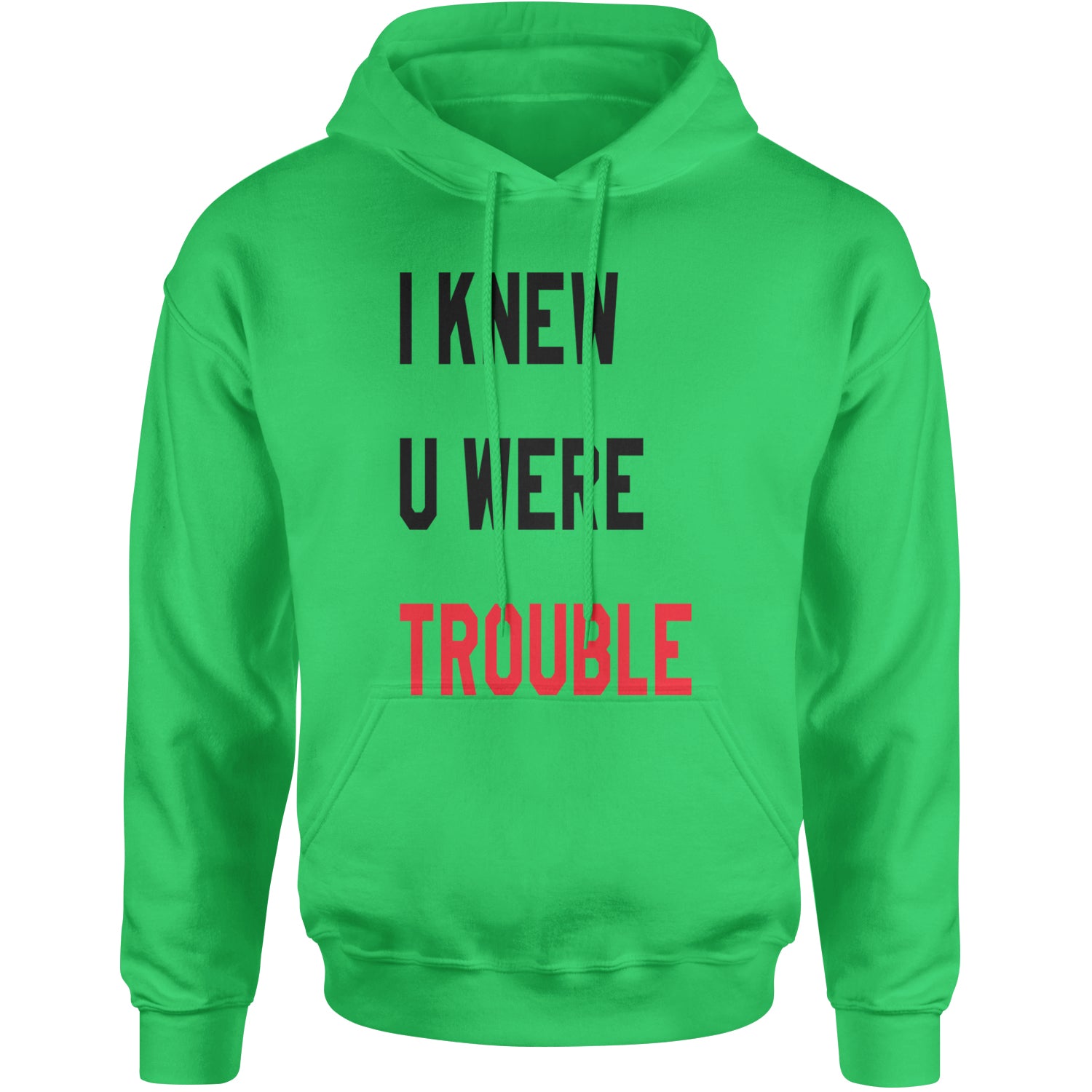 I Knew You Were Trouble New TTPD Era Adult Hoodie Sweatshirt Kelly Green