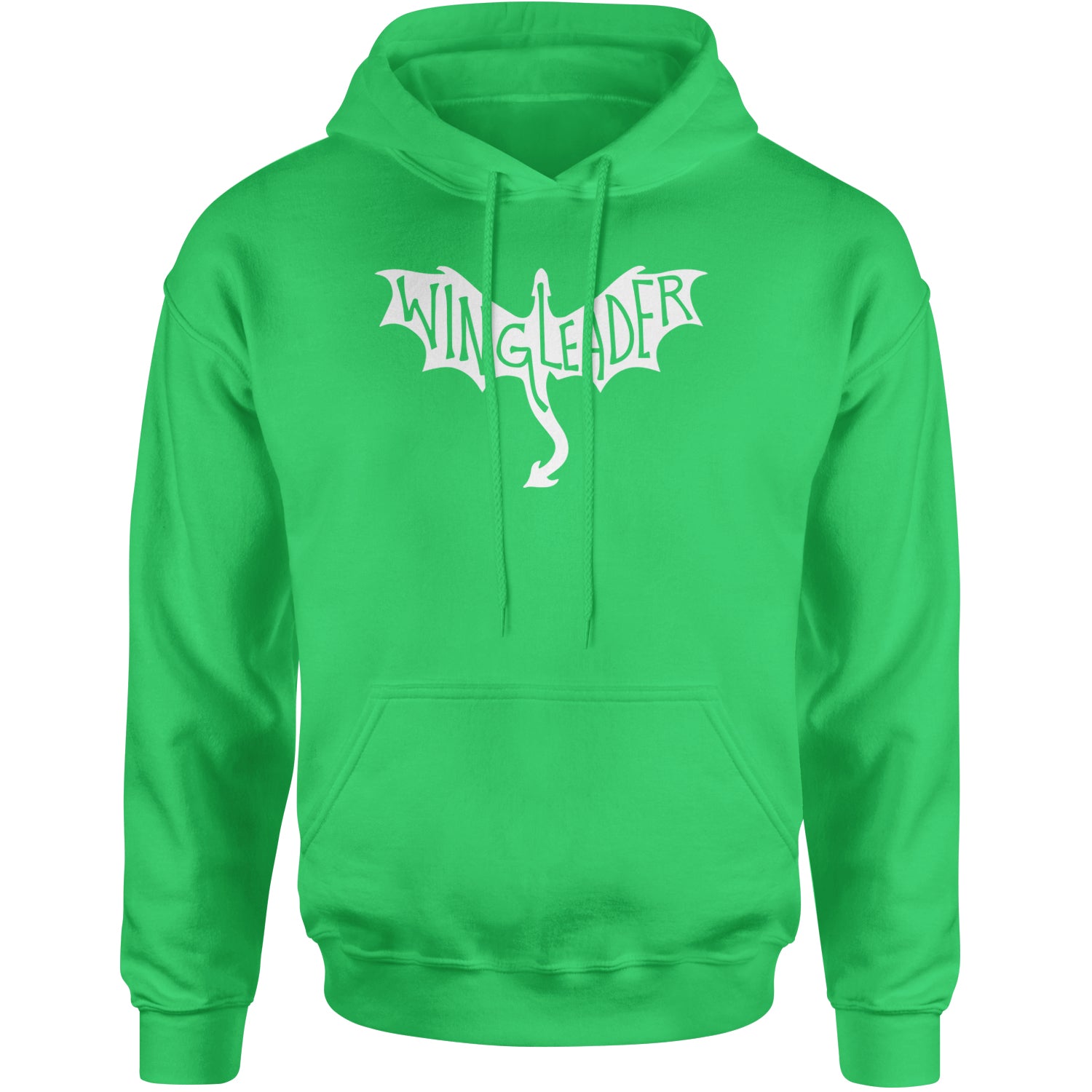 Wingleader Basgiath War College Adult Hoodie Sweatshirt Kelly Green