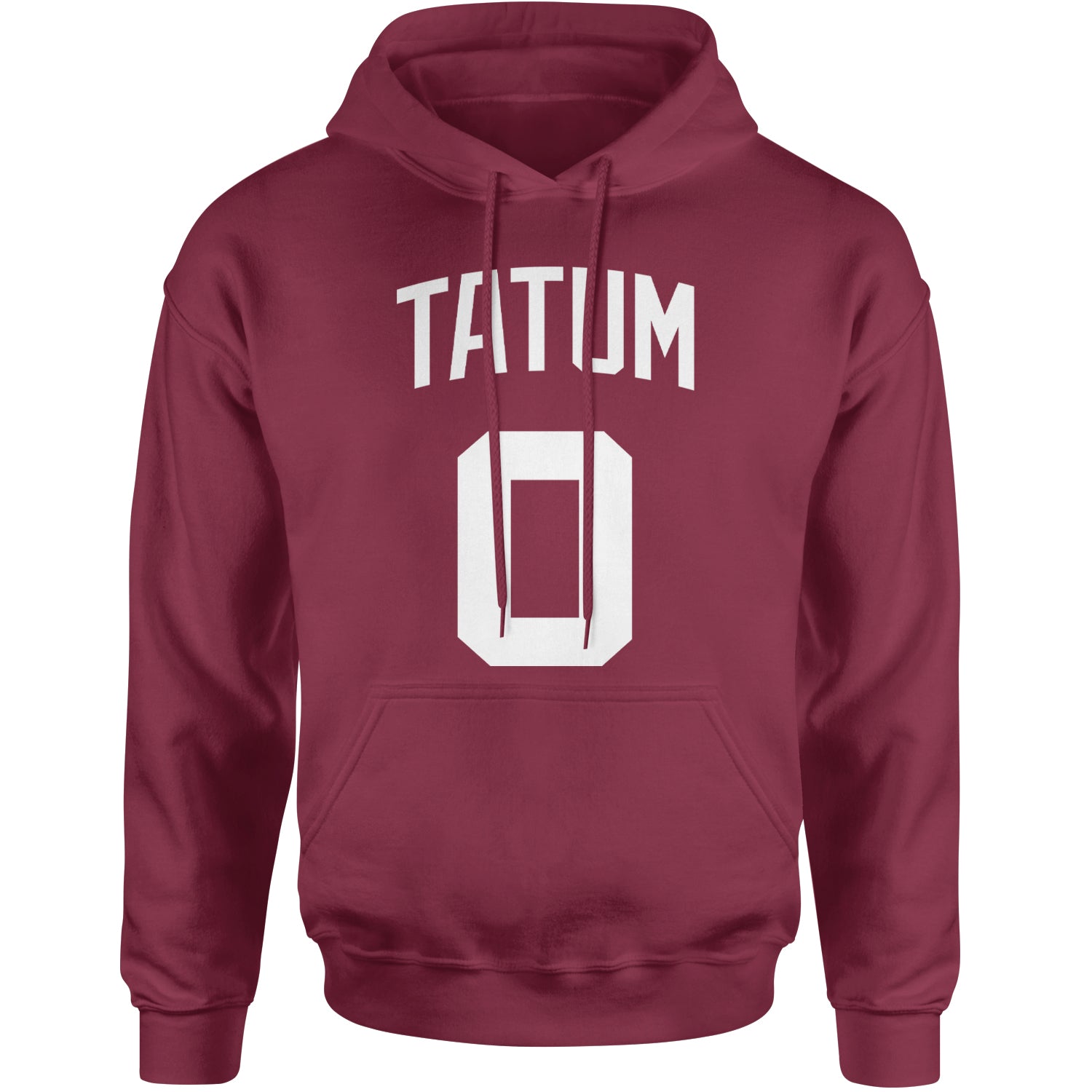 Tatum #0 Boston Basketball Adult Hoodie Sweatshirt Maroon