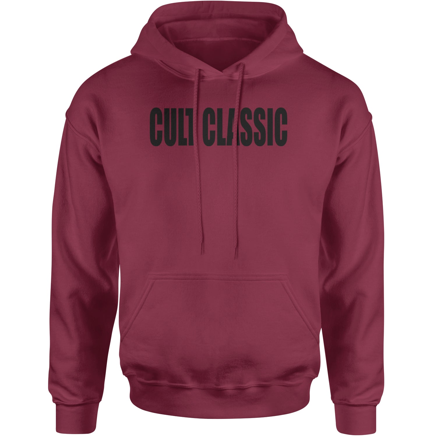 Cult Classic Pop Music Club Adult Hoodie Sweatshirt Maroon