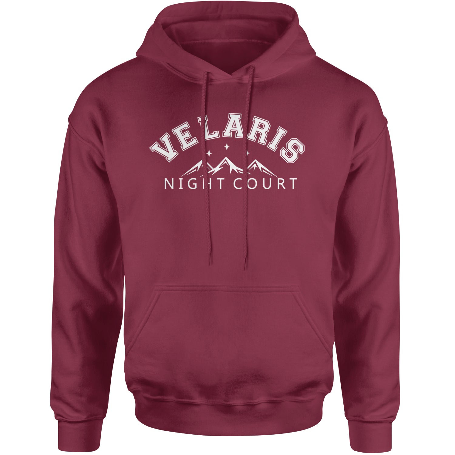 Velaris Night Court Squad Starfall Adult Hoodie Sweatshirt Maroon