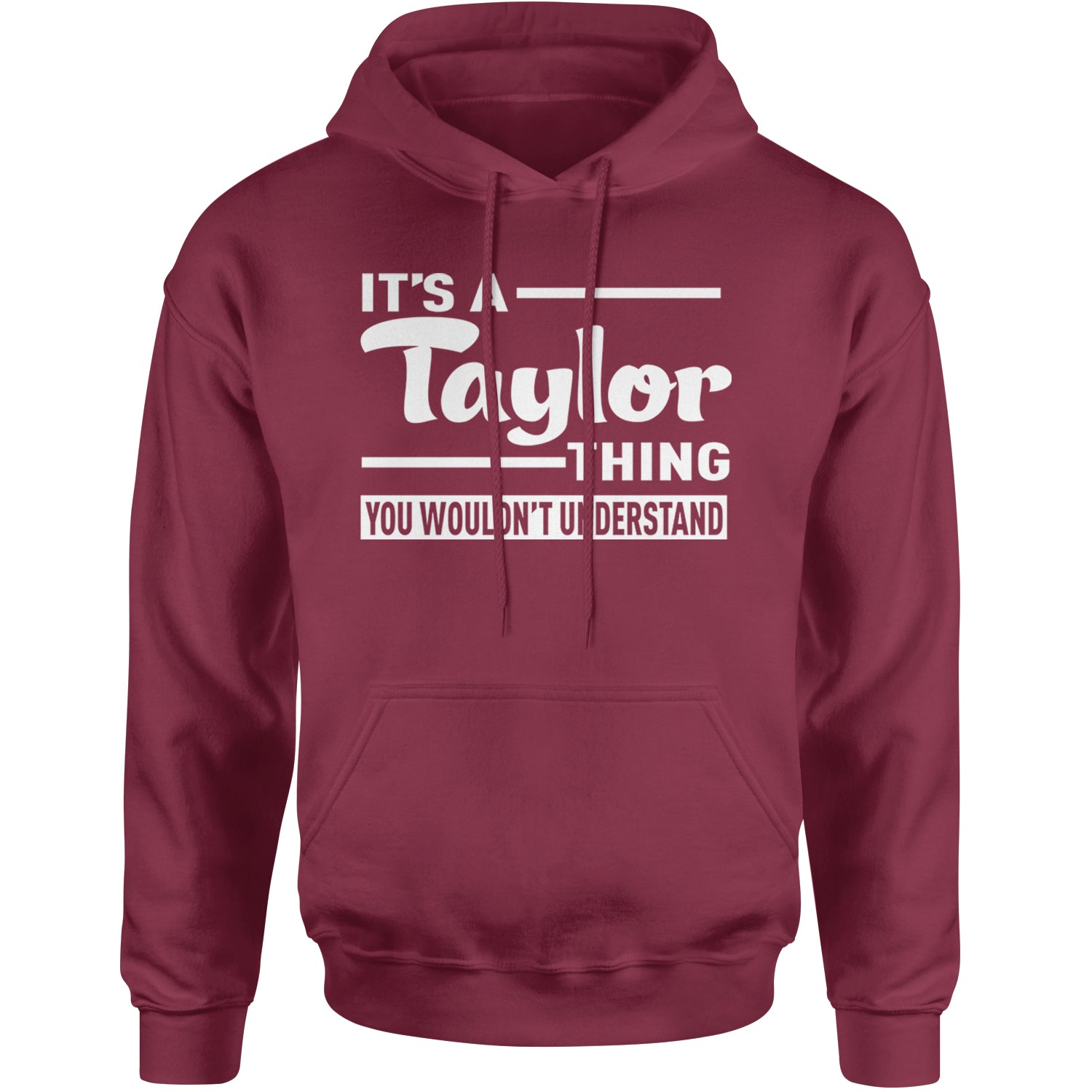 It's A Taylor Thing, You Wouldn't Understand TTPD Adult Hoodie Sweatshirt Maroon