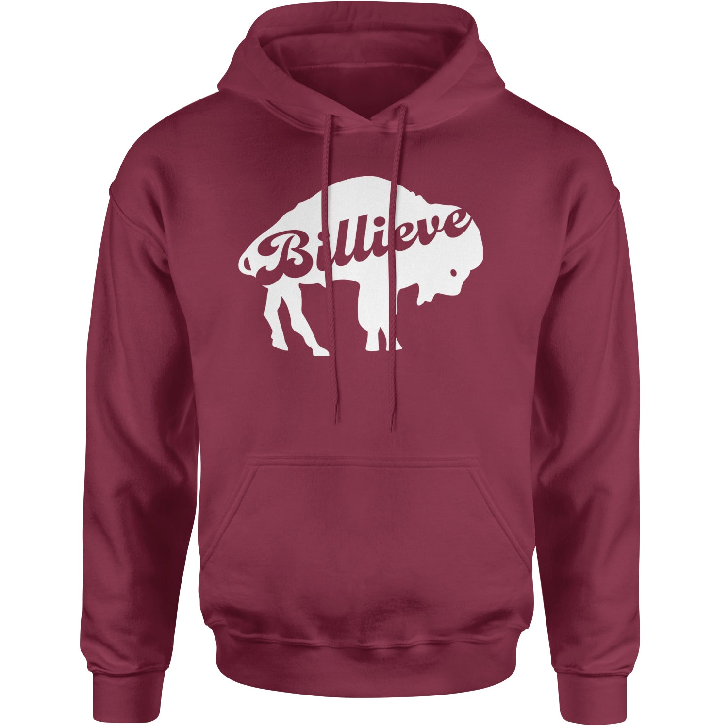 Billieve Bills Mafia Adult Hoodie Sweatshirt Maroon