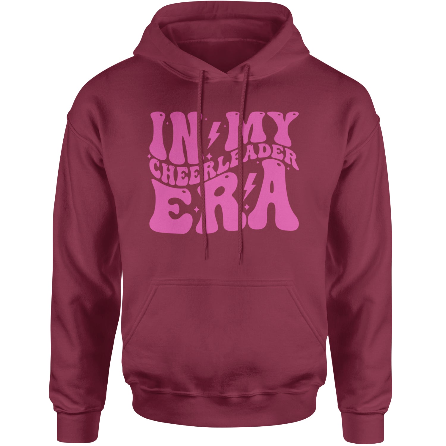 In My Cheerleader Era Adult Hoodie Sweatshirt Maroon