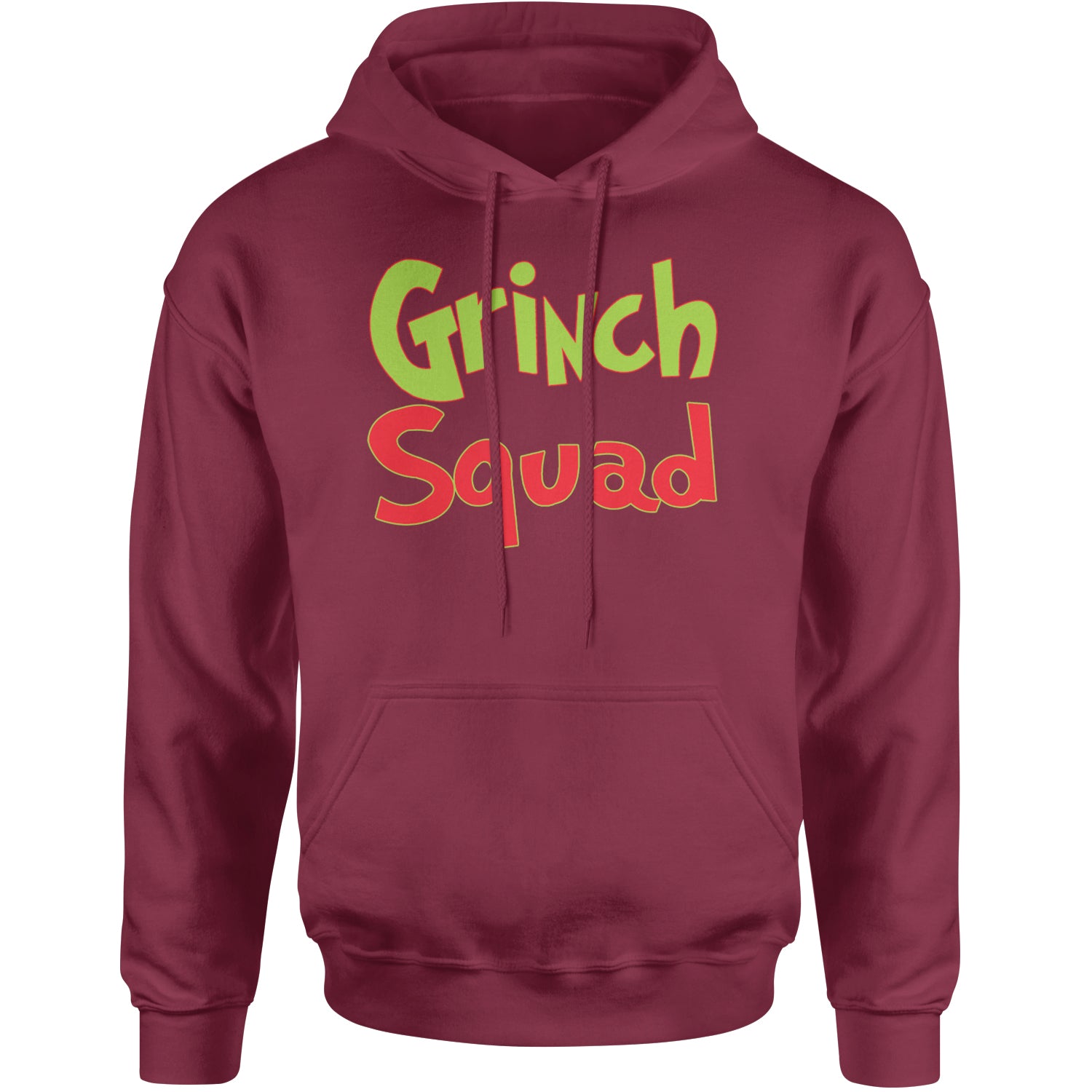 Gr-nch Squad Jolly Grinchmas Merry Christmas Adult Hoodie Sweatshirt Maroon