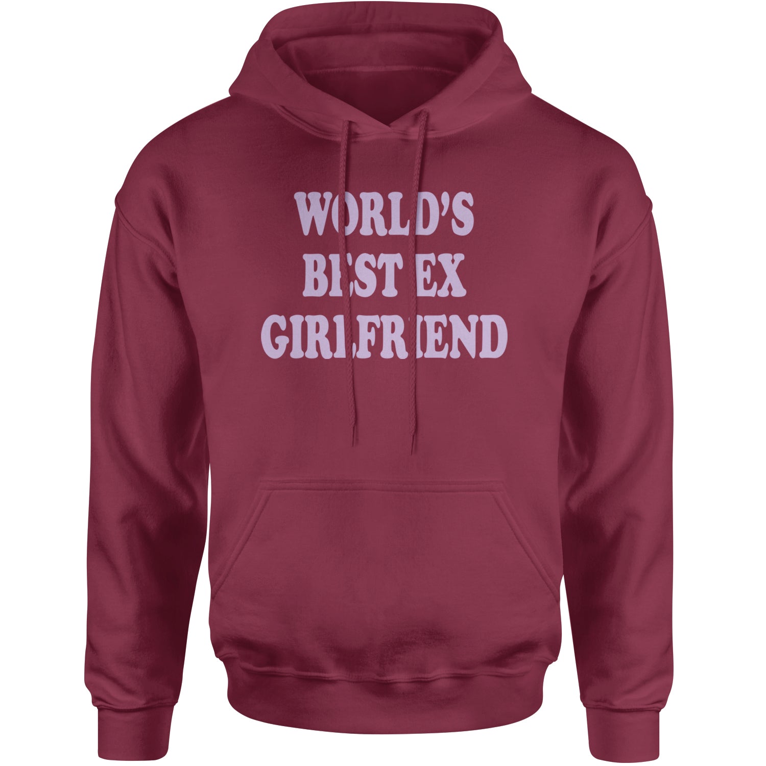 World's Best Ex Girlfriend Y2K Revenge Adult Hoodie Sweatshirt Maroon