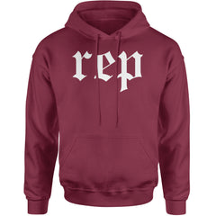 REP Reputation Eras Music Lover Gift Fan Favorite Adult Hoodie Sweatshirt Maroon