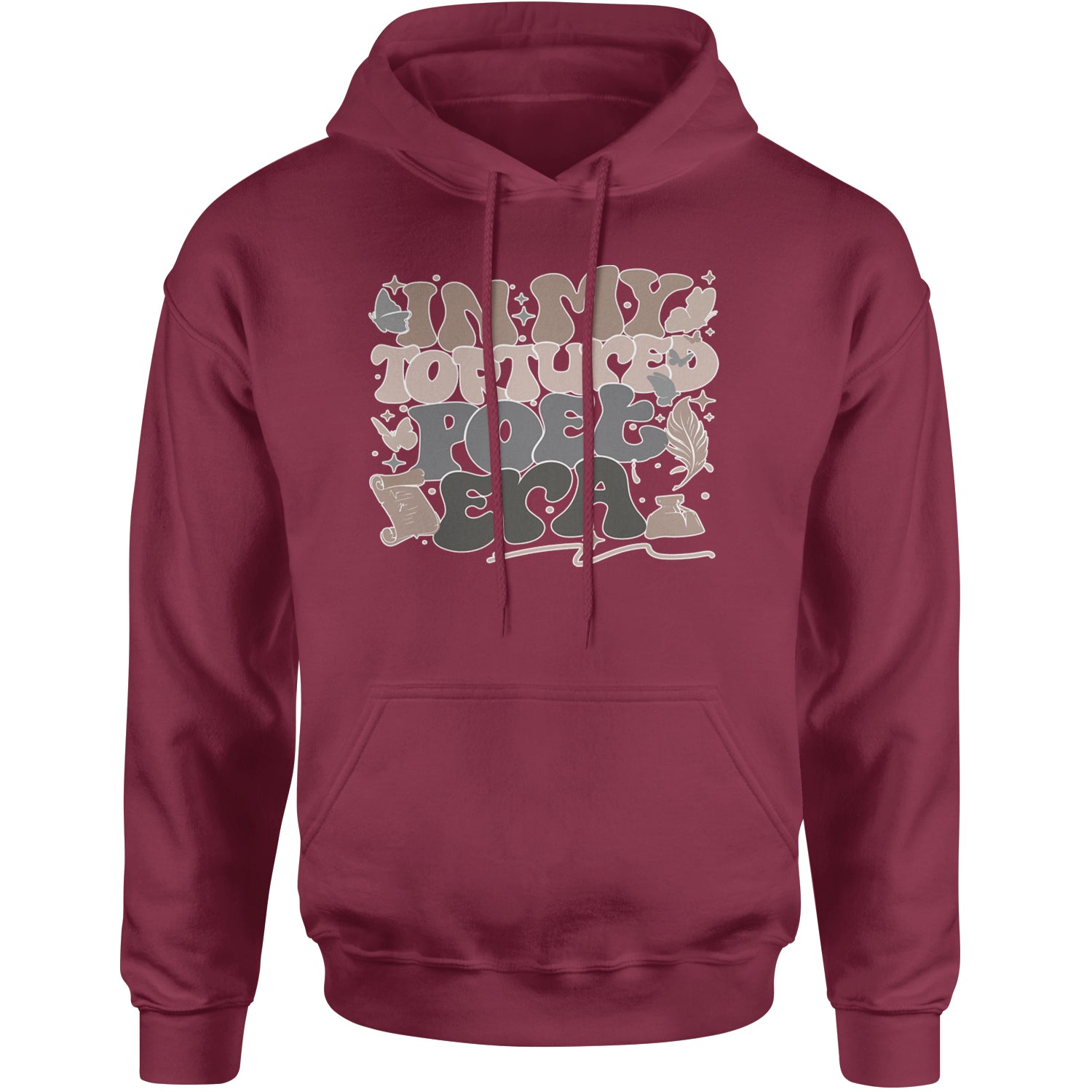 In My Tortured Poet Era TTPD Music Adult Hoodie Sweatshirt Maroon