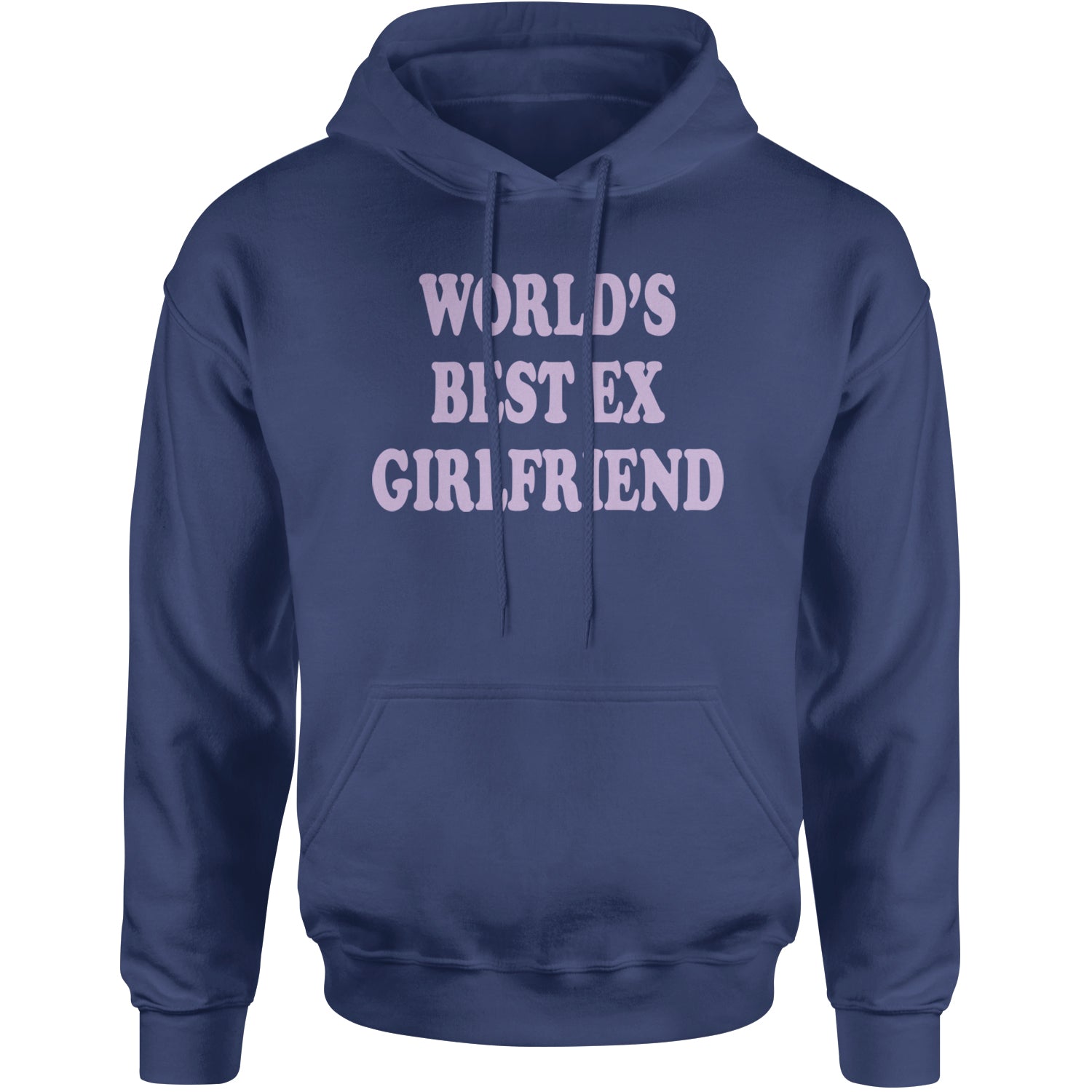 World's Best Ex Girlfriend Y2K Revenge Adult Hoodie Sweatshirt Navy Blue