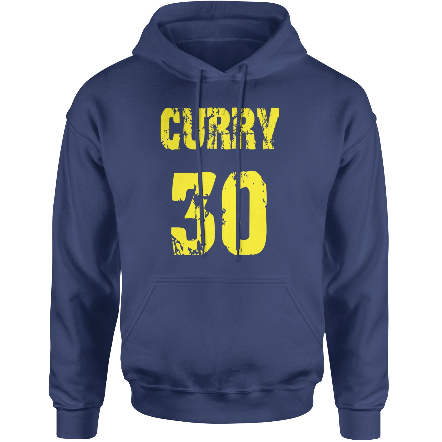 Curry #30 Adult Hoodie Sweatshirt Navy Blue