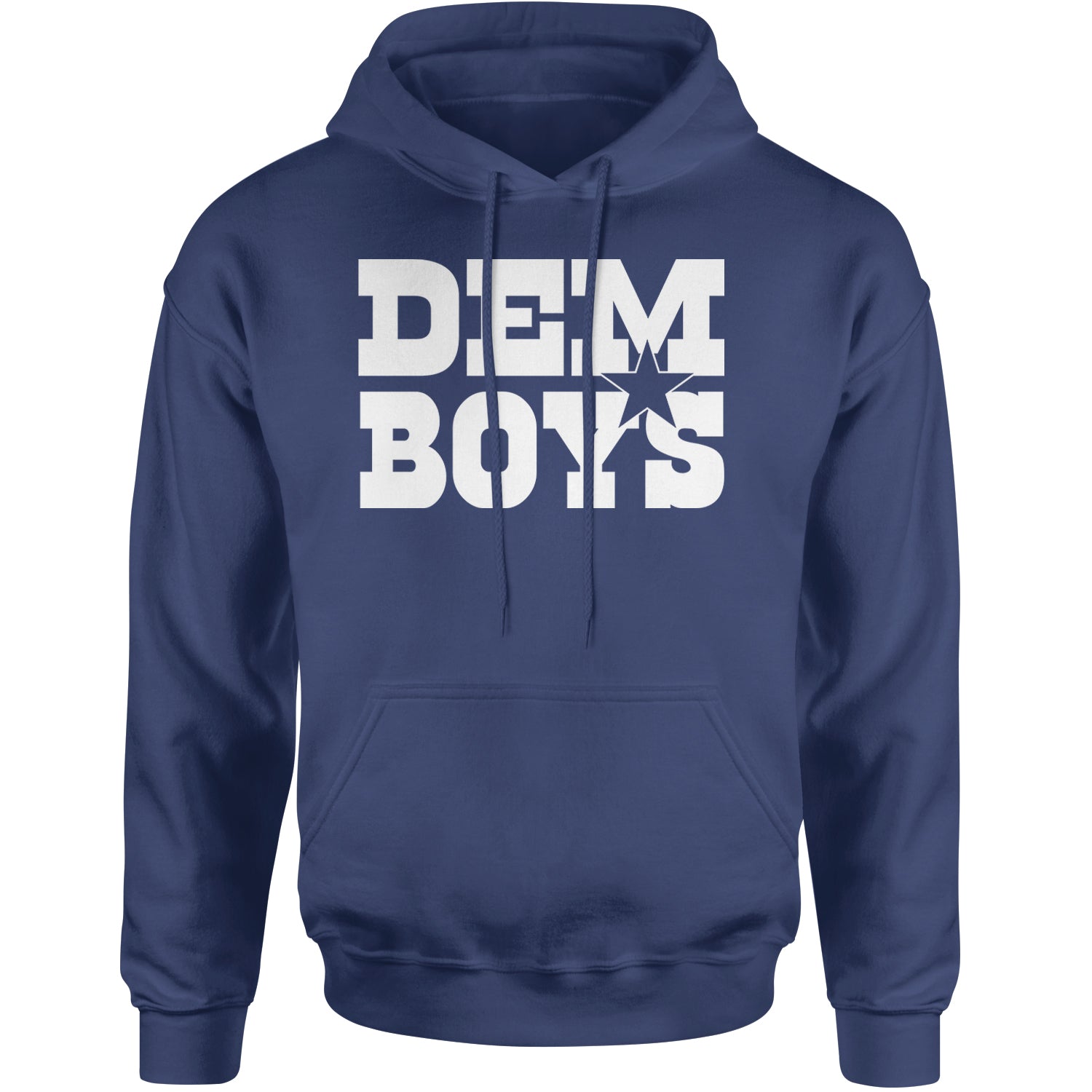 Dem Boys Dallas Football Adult Hoodie Sweatshirt Navy Blue