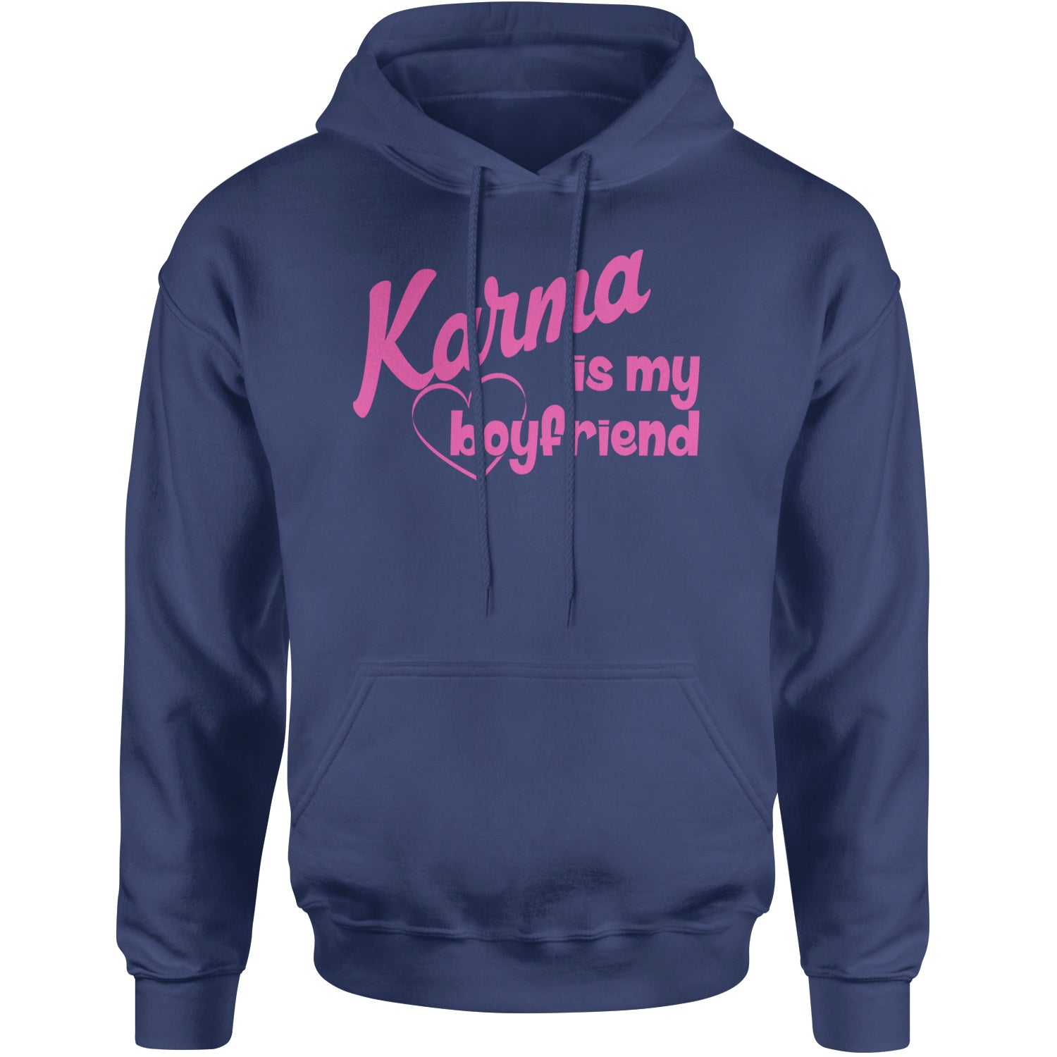 Karma Is My Boyfriend Midnight Eras  Adult Hoodie Sweatshirt Navy Blue