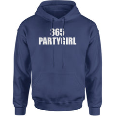 365 Party Girl Brat Girl Summer Adult Hoodie Sweatshirt Navy Blue