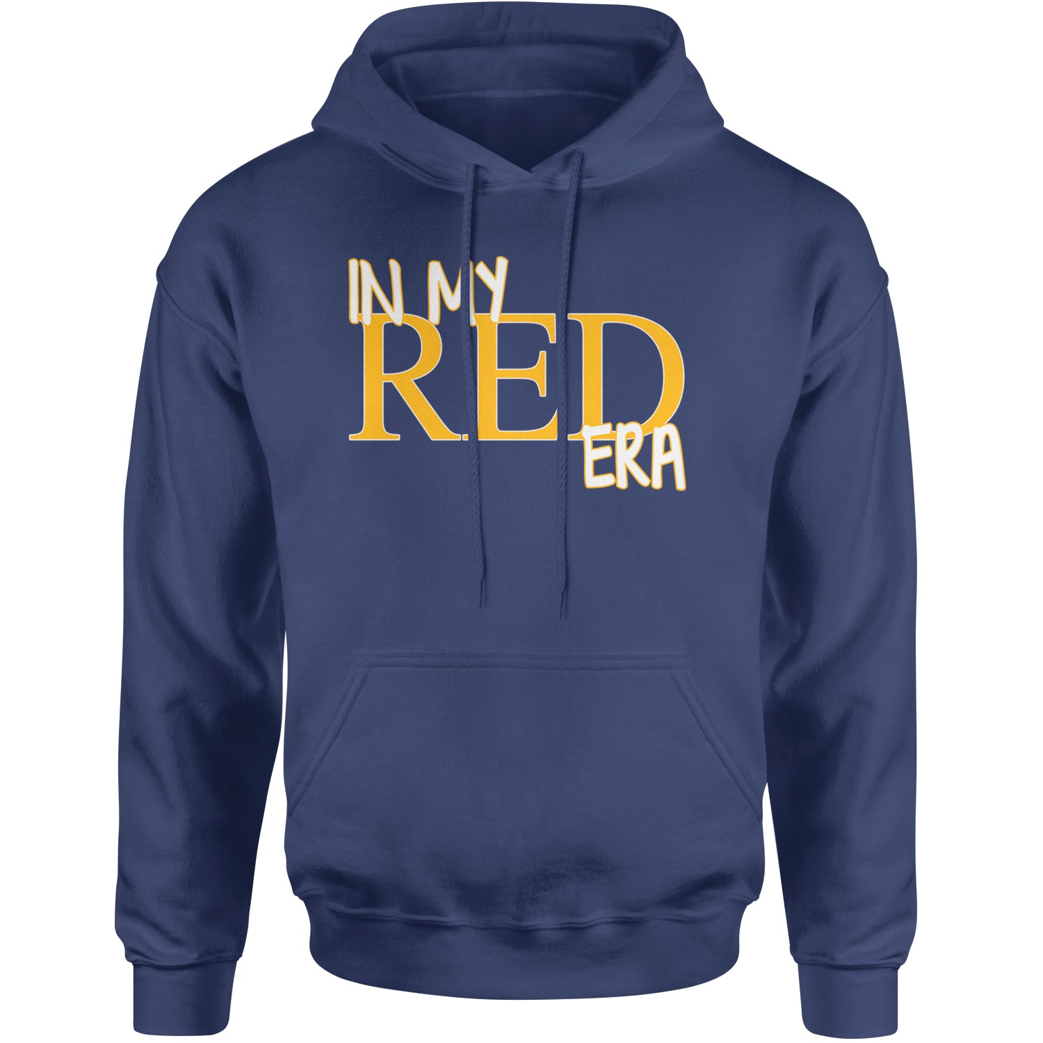 In My Red Era Kansas City Adult Hoodie Sweatshirt Navy Blue