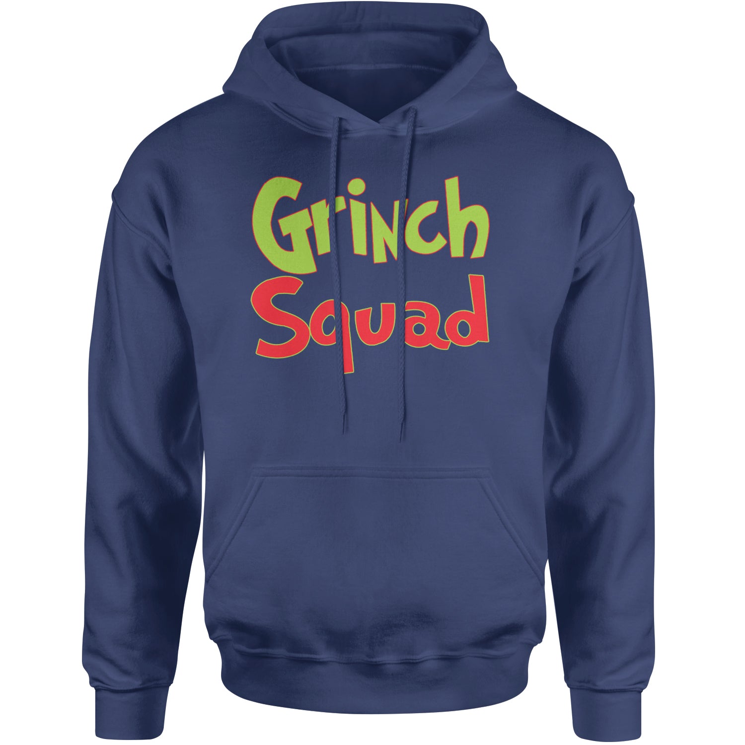 Gr-nch Squad Jolly Grinchmas Merry Christmas Adult Hoodie Sweatshirt Navy Blue