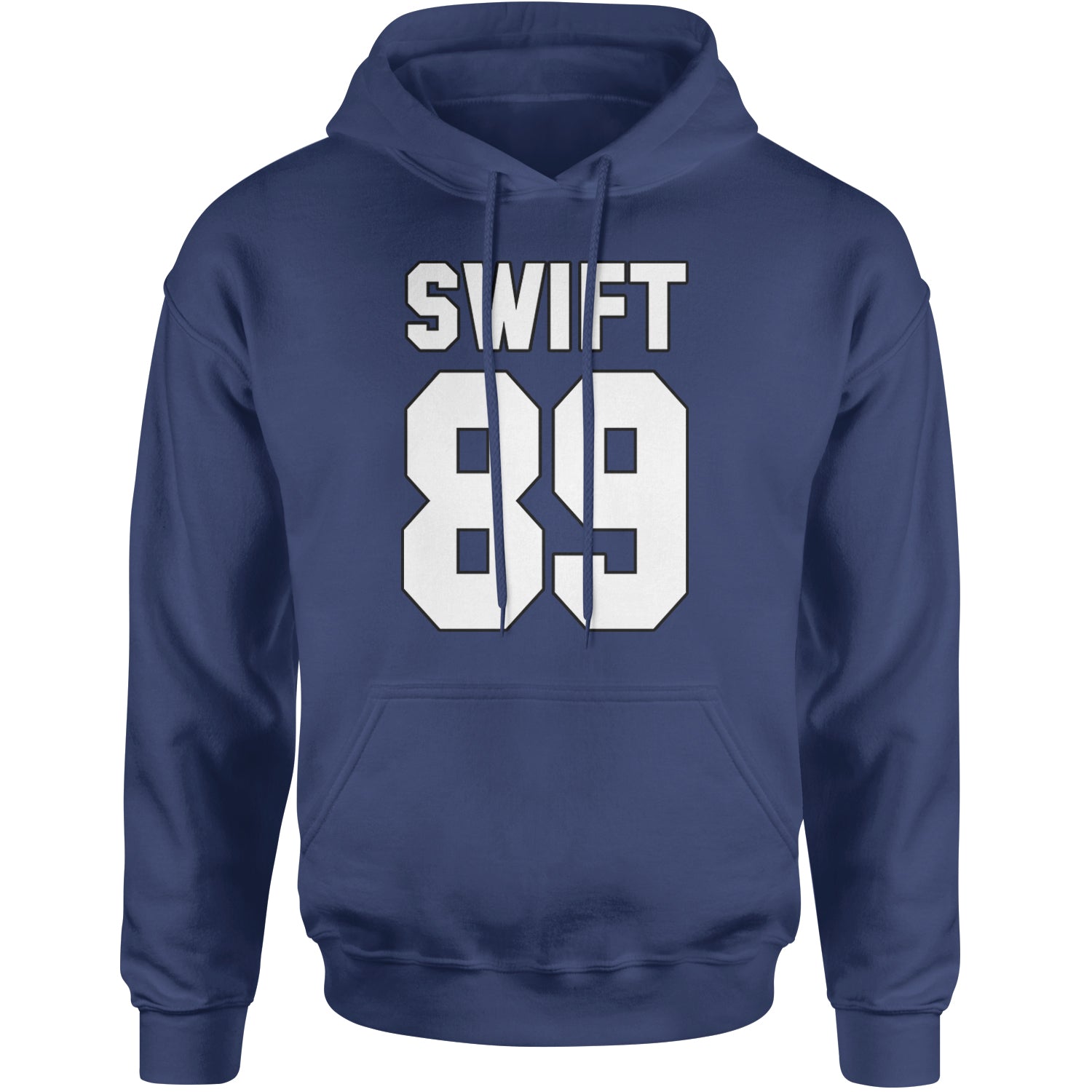 Swift 89 Birth Year Music Fan Era Poets Department Lover Adult Hoodie Sweatshirt Navy Blue