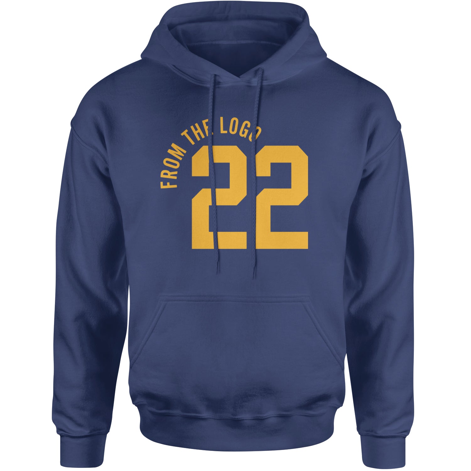 From The Logo #22 Basketball Adult Hoodie Sweatshirt Navy Blue