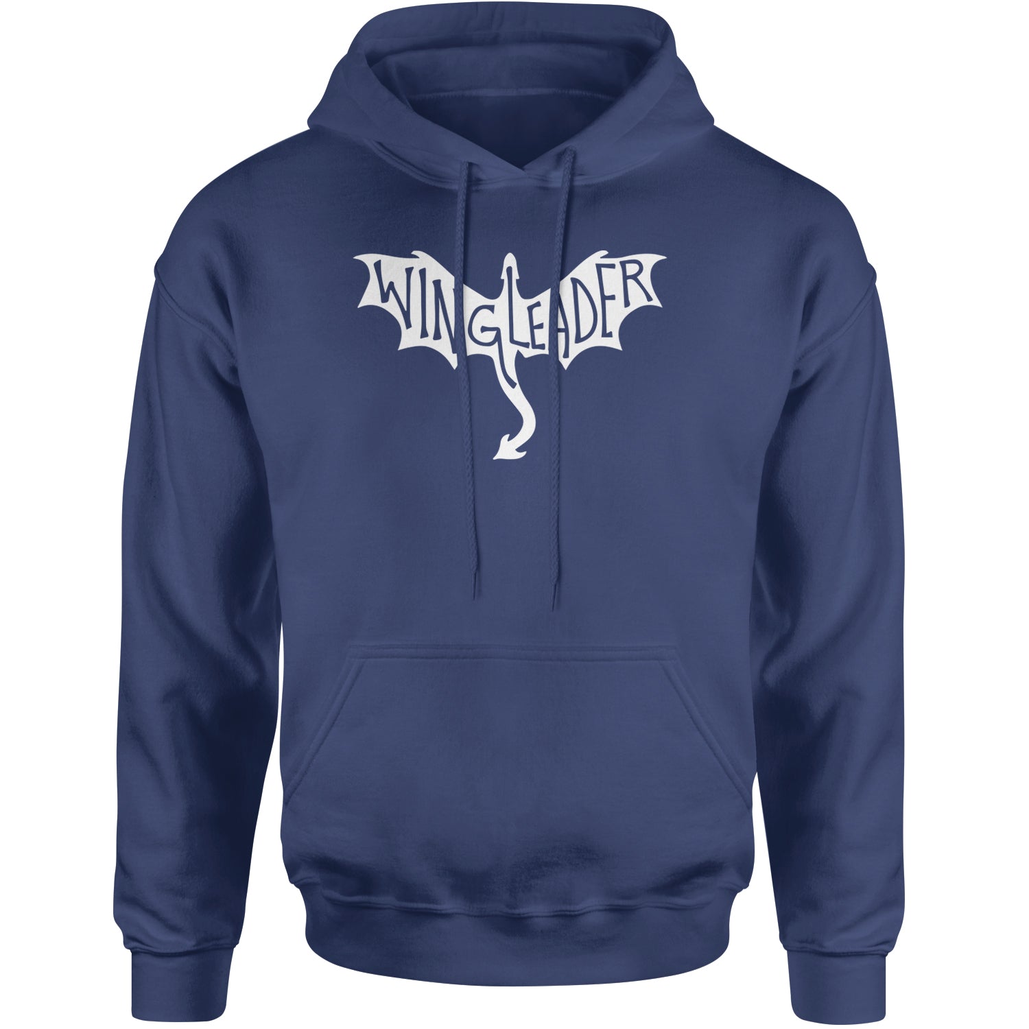 Wingleader Basgiath War College Adult Hoodie Sweatshirt Navy Blue