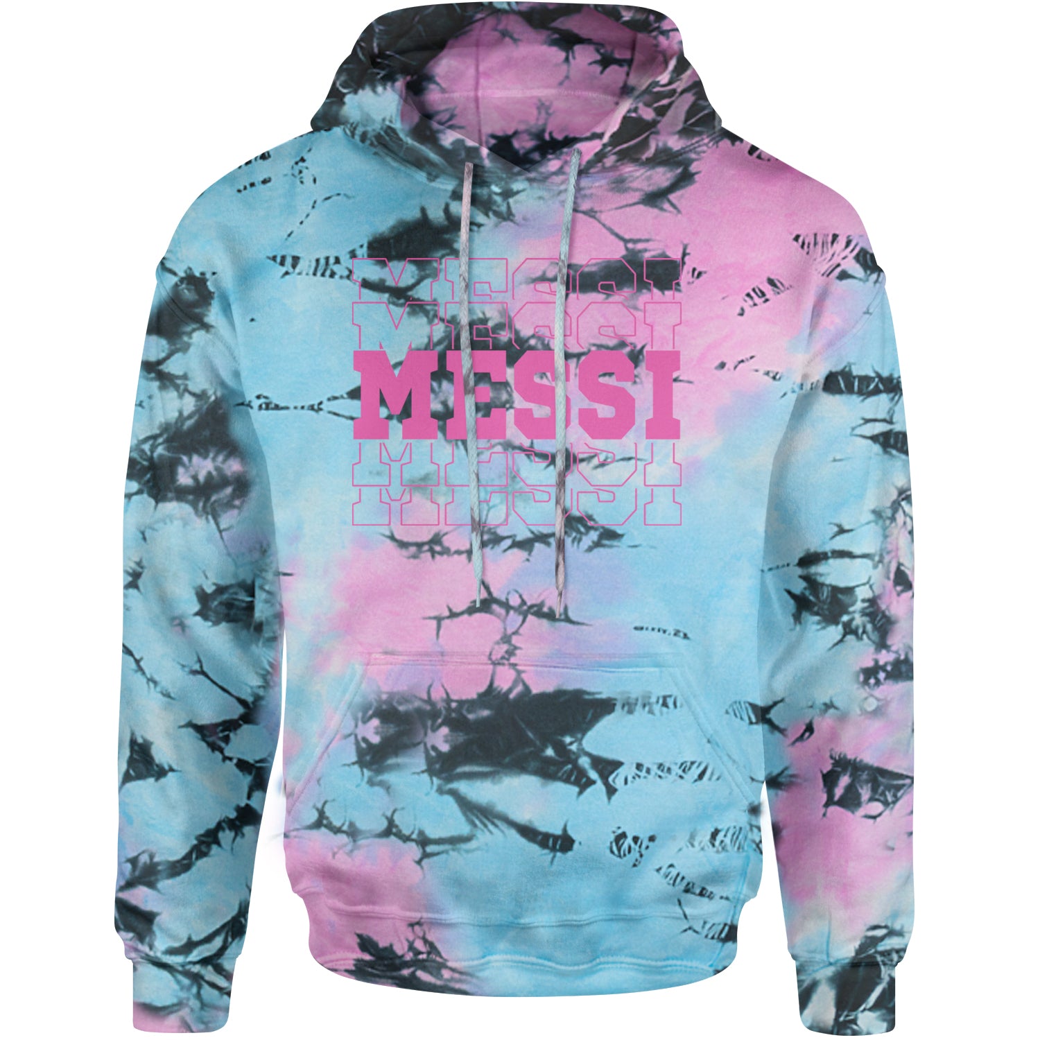 Messi Miami Futbol Adult Hoodie Sweatshirt Pacific