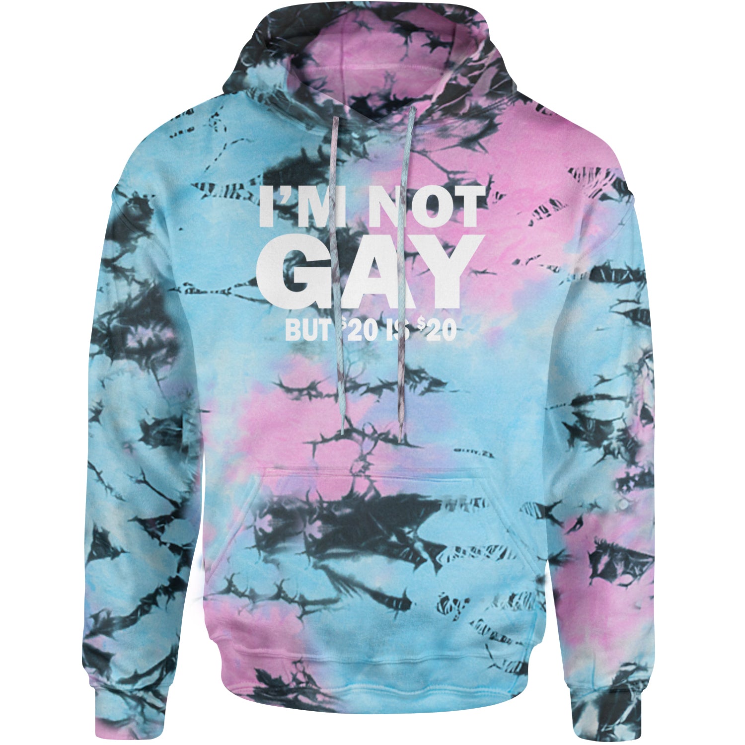 I'm Not Gay, But $20 Bucks is $20 Bucks Adult Hoodie Sweatshirt Pacific