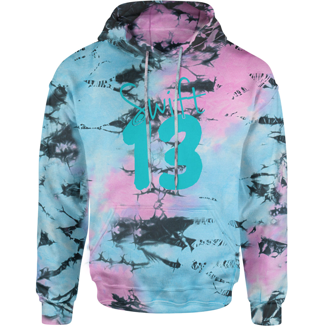 13 Swift 13 Lucky Number Era TTPD Adult Hoodie Sweatshirt Pacific