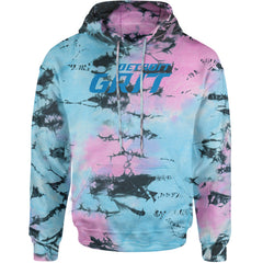 Grit Detroit Football Hard Knocks Adult Hoodie Sweatshirt Pacific