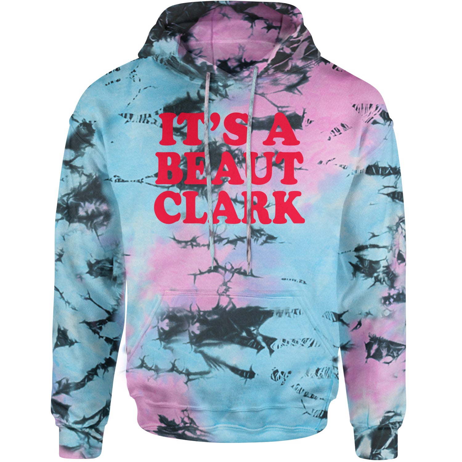 It's a Beaut Clark Festive Christmas Adult Hoodie Sweatshirt Pacific