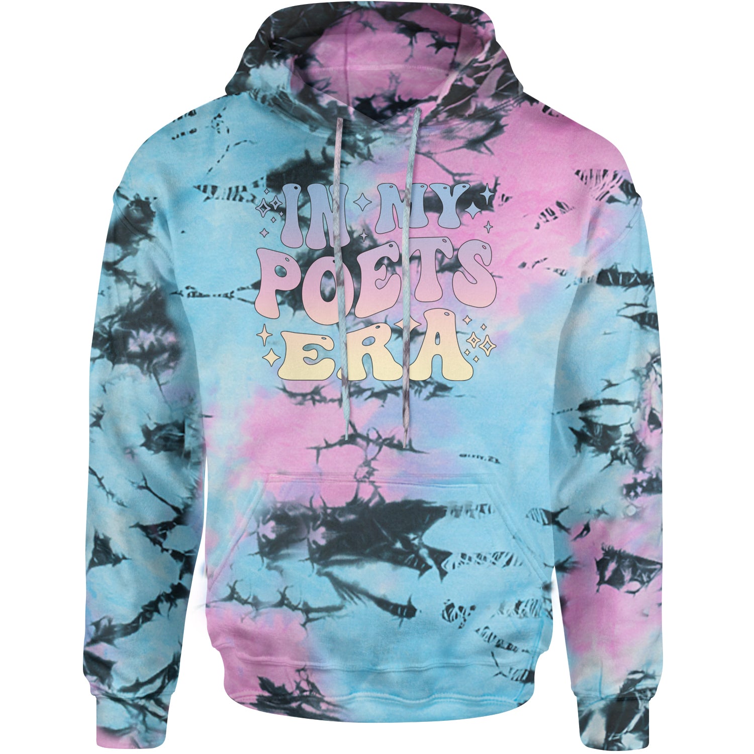 In My Poet Era Tie Dye TTPD Music Adult Hoodie Sweatshirt Pacific