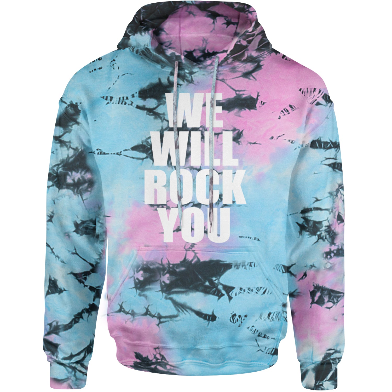 We Will Rock You Adult Hoodie Sweatshirt Pacific