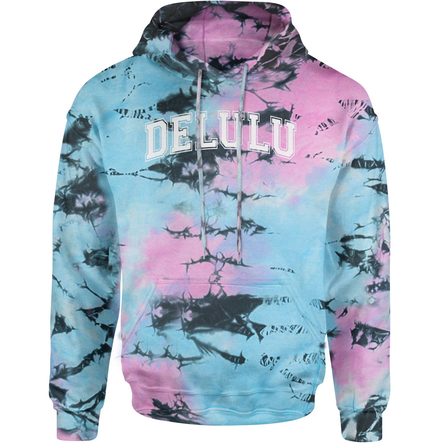 Delulu Delusional Light Hearted Adult Hoodie Sweatshirt Pacific