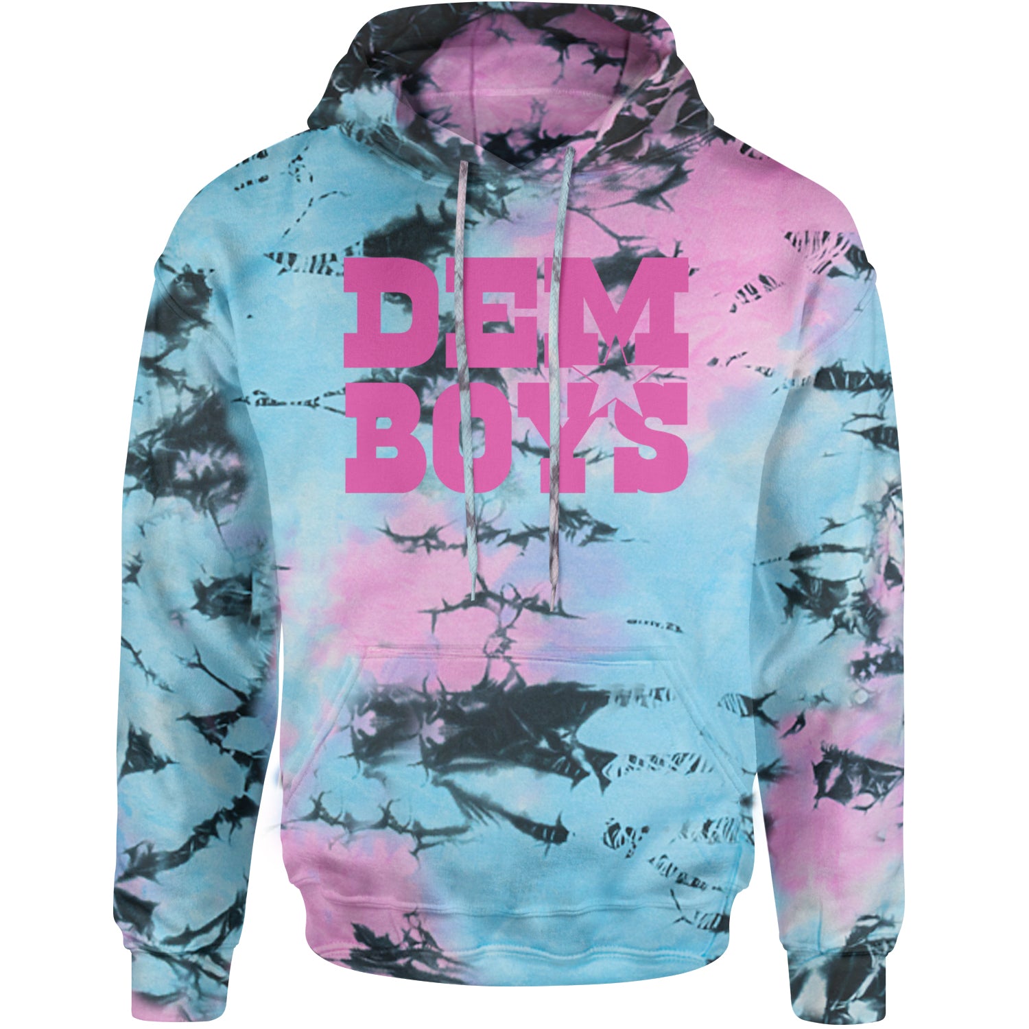 Dem Boys Hot Pink Dallas  Adult Hoodie Sweatshirt Pacific