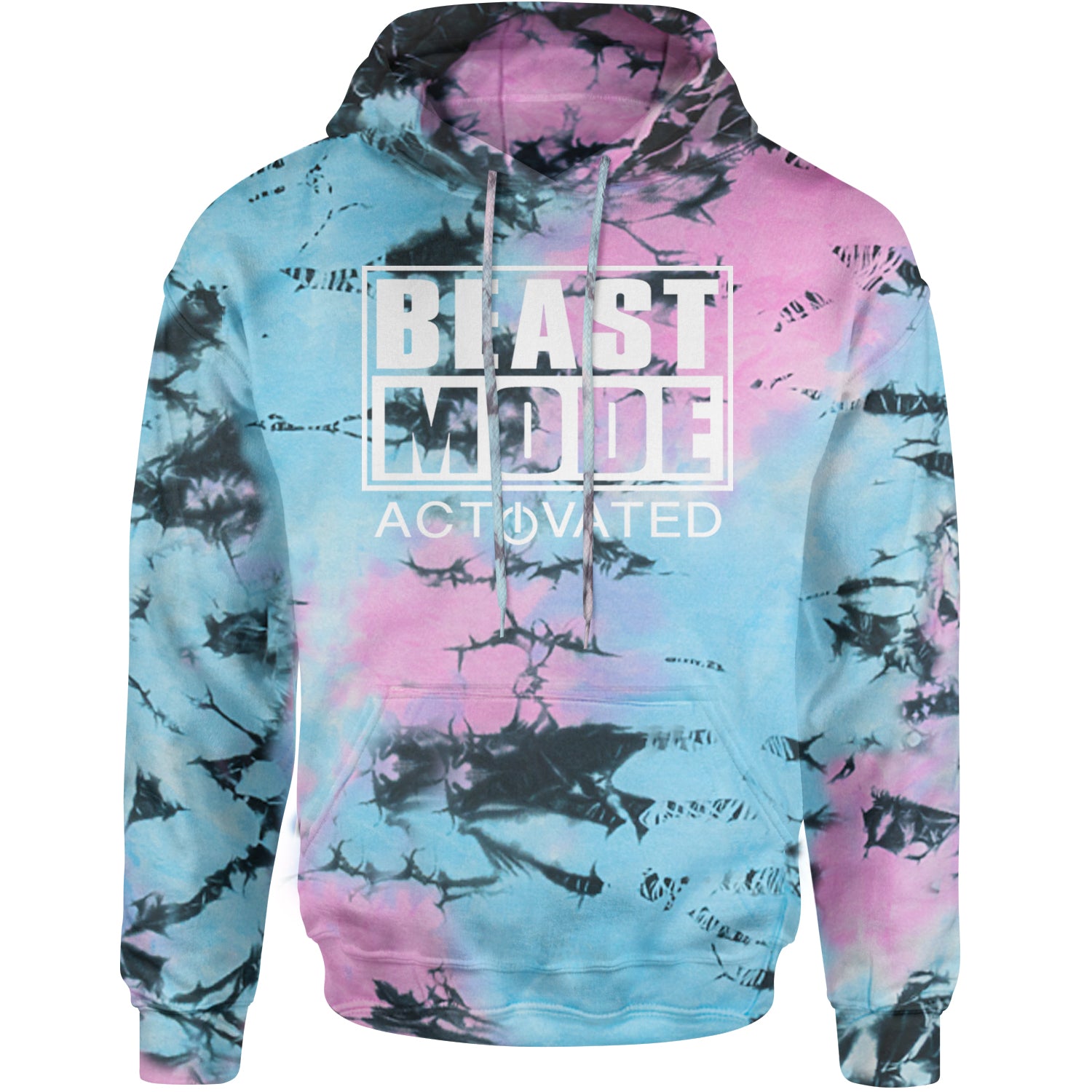 Activated Beast Mode Workout Gym Clothing Adult Hoodie Sweatshirt Pacific