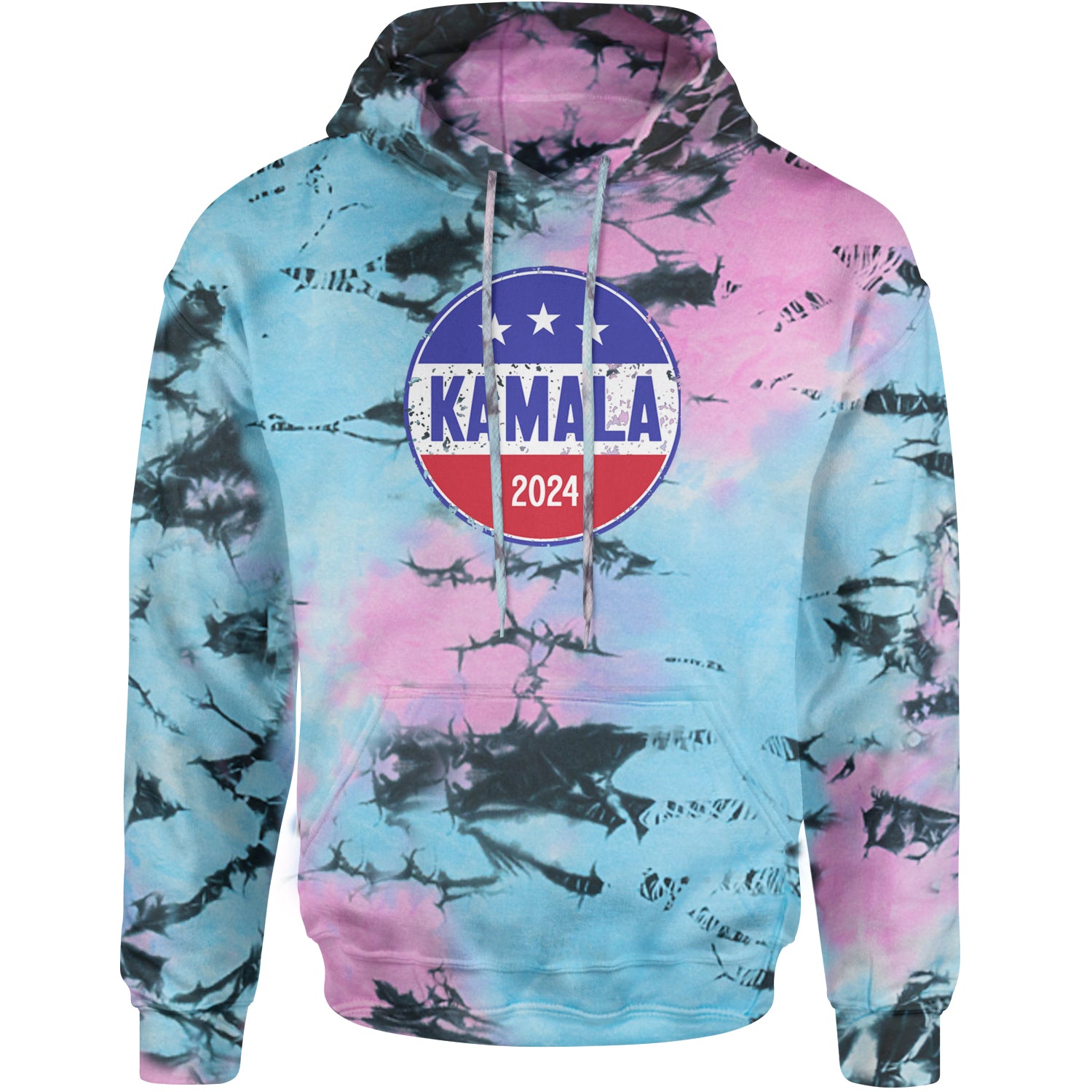 Kamala Badge 2024 - Kamala Harris For President 2024 Adult Hoodie Sweatshirt Pacific