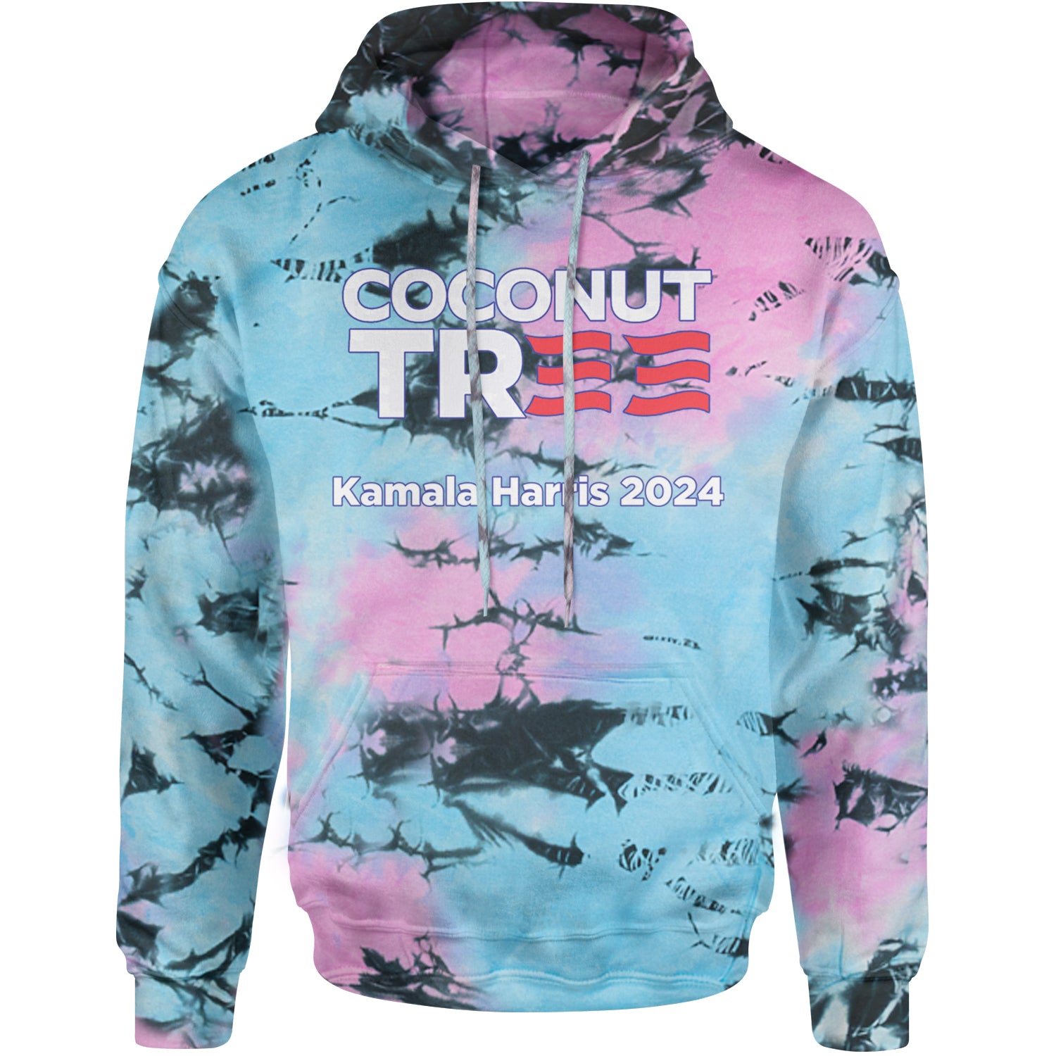 Coconut Tree - Support Kamala Harris For President 2024 Adult Hoodie Sweatshirt Pacific