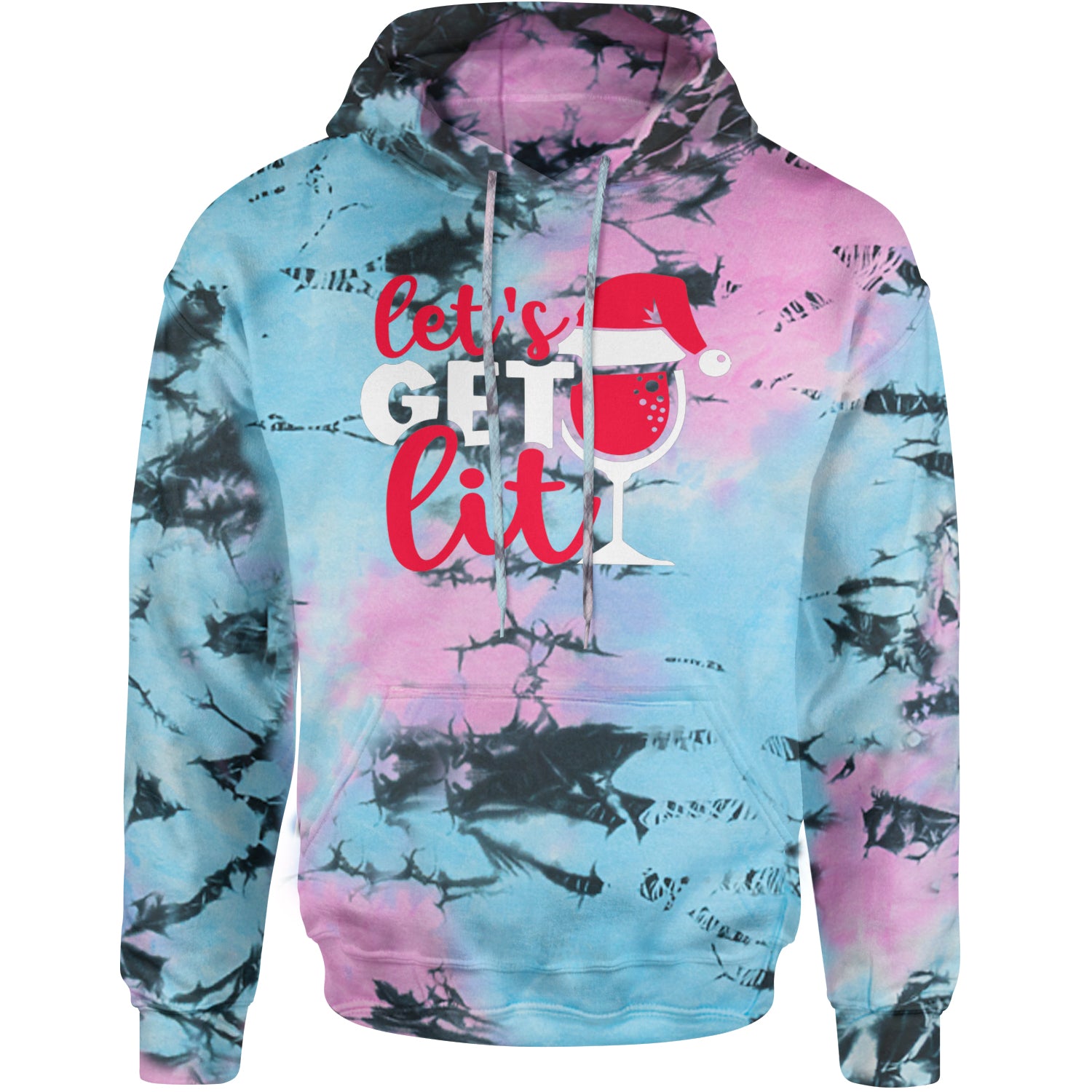 Let’s Get Lit Adult Hoodie Sweatshirt Pacific