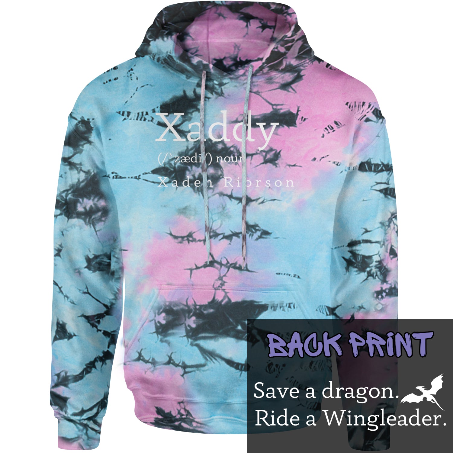 Xaddy Save A Dragon Ride A Wingleader Adult Hoodie Sweatshirt Pacific