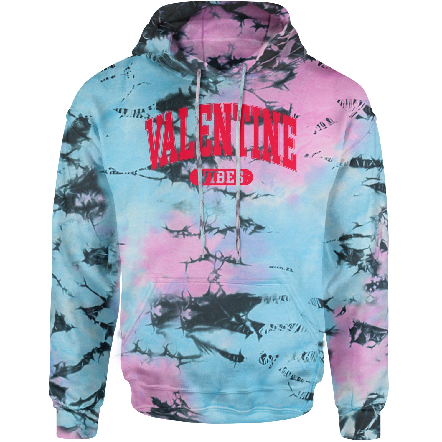 Valentines Vibes Adult Hoodie Sweatshirt Pacific