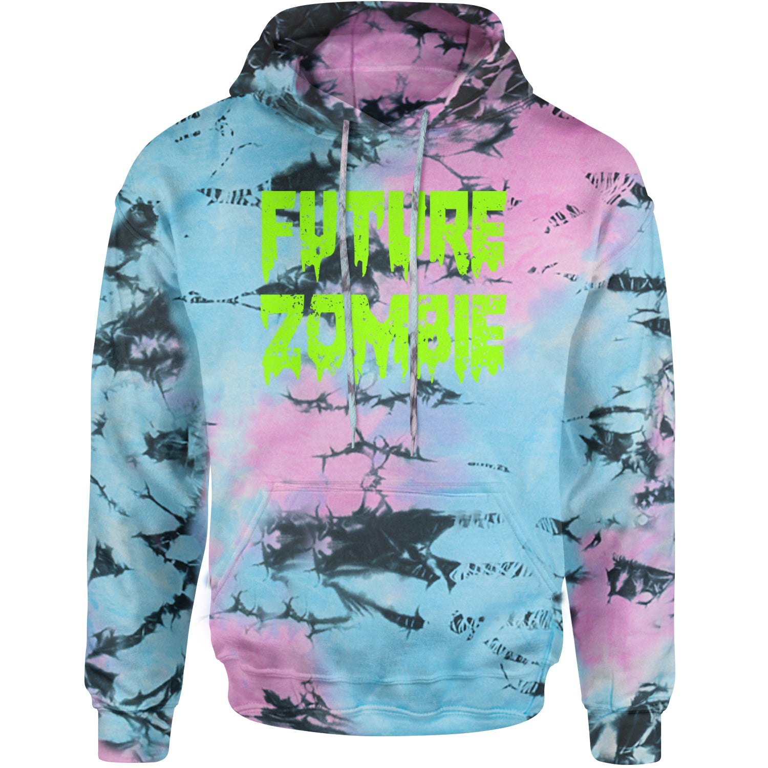 Future Zombie Horror Adult Hoodie Sweatshirt Pacific