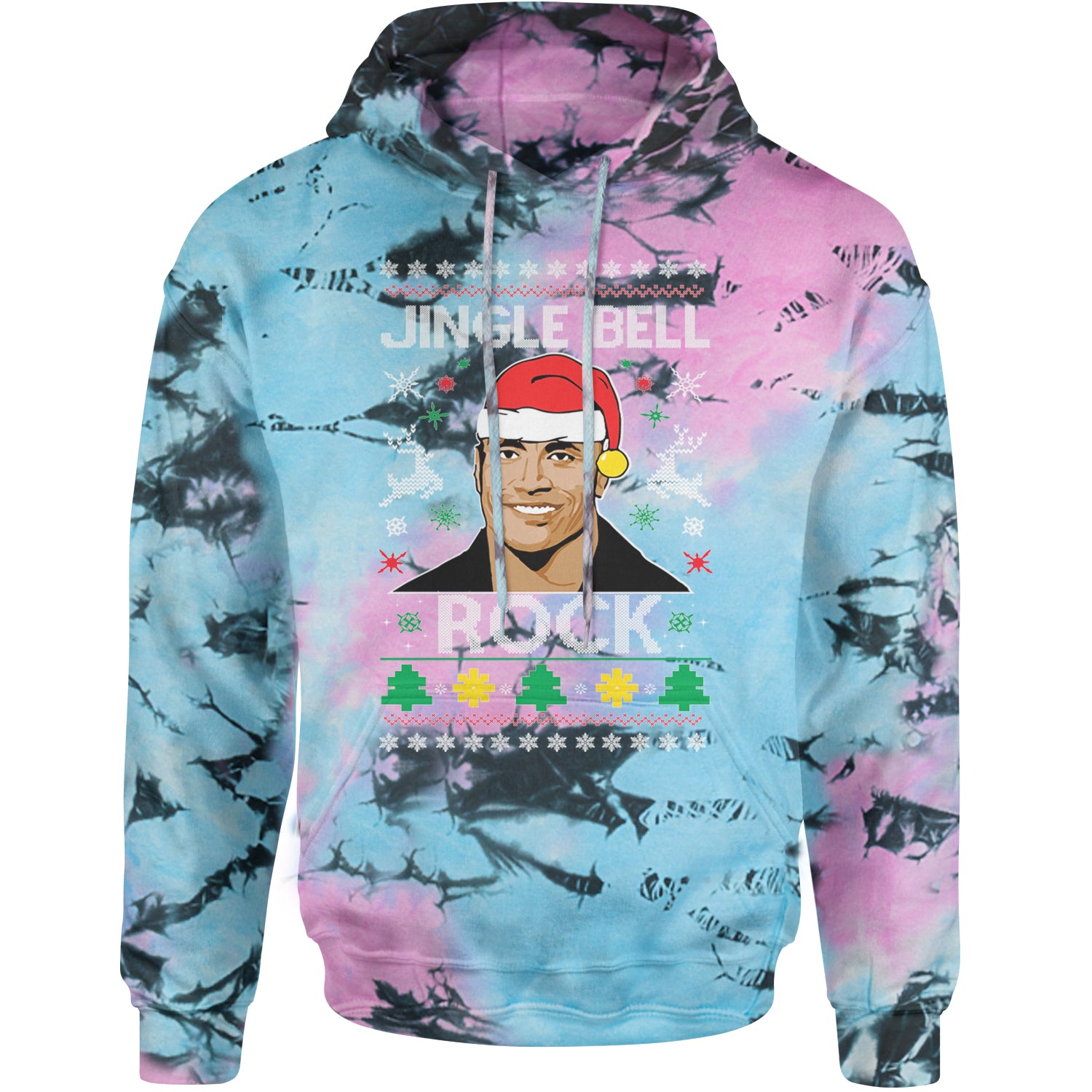 Jingle Bell Rock Ugly Christmas Adult Hoodie Sweatshirt Pacific