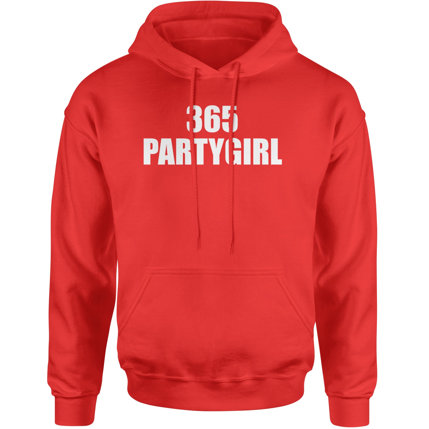 365 Party Girl Brat Girl Summer Adult Hoodie Sweatshirt Red