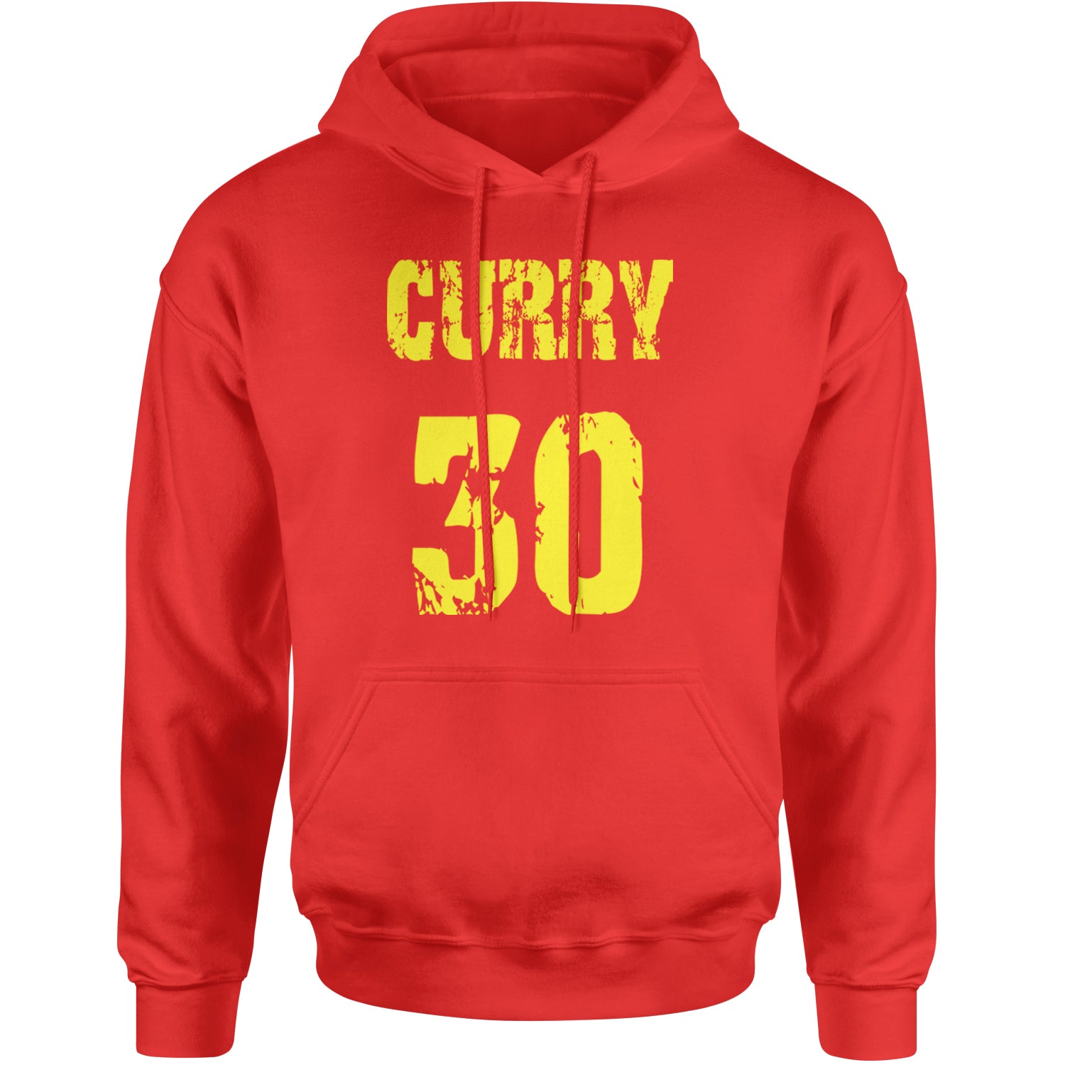 Curry #30 Adult Hoodie Sweatshirt Red