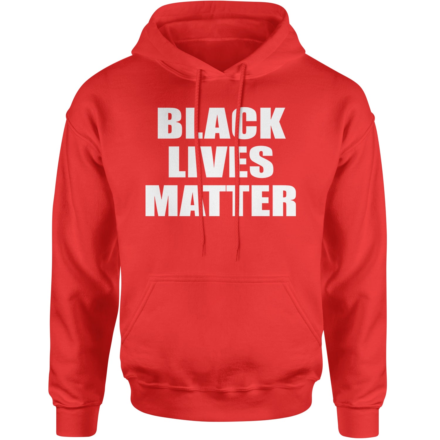 Black Lives Matter BLM Adult Hoodie Sweatshirt Red