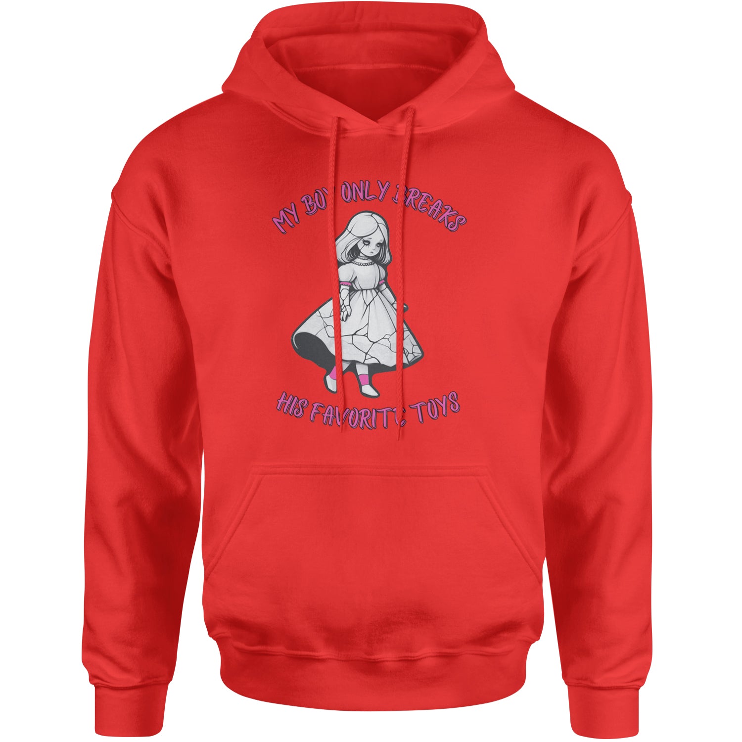 My Boy Only Breaks His Favorite Toys TTPD Music Adult Hoodie Sweatshirt Red